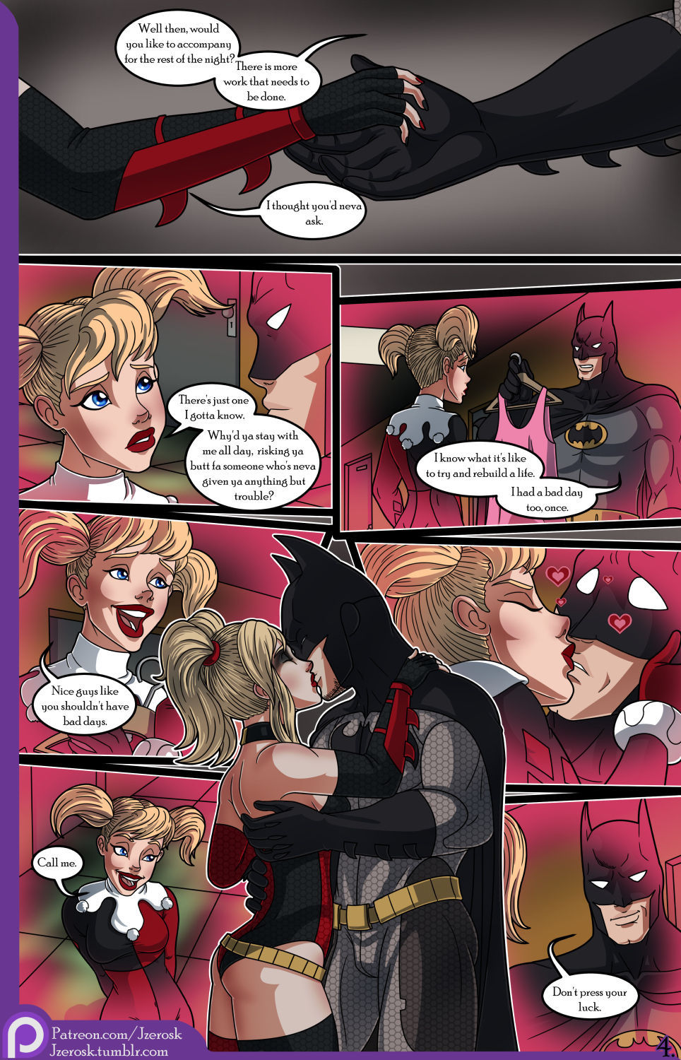 The bat in love porn comic picture 5