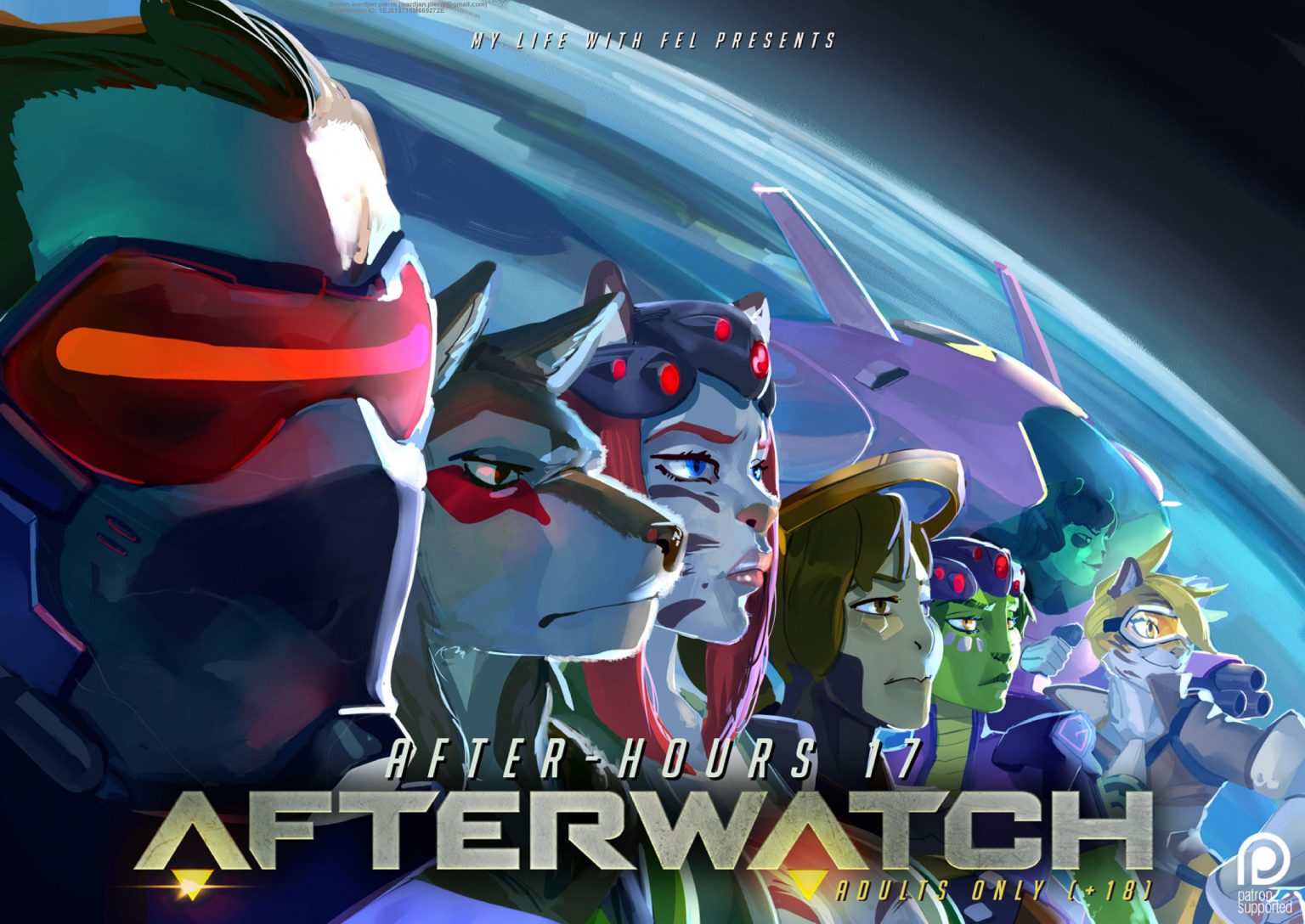 Afterwatch porn comic picture 1
