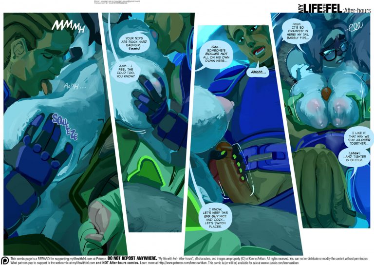 Afterwatch porn comic picture 13