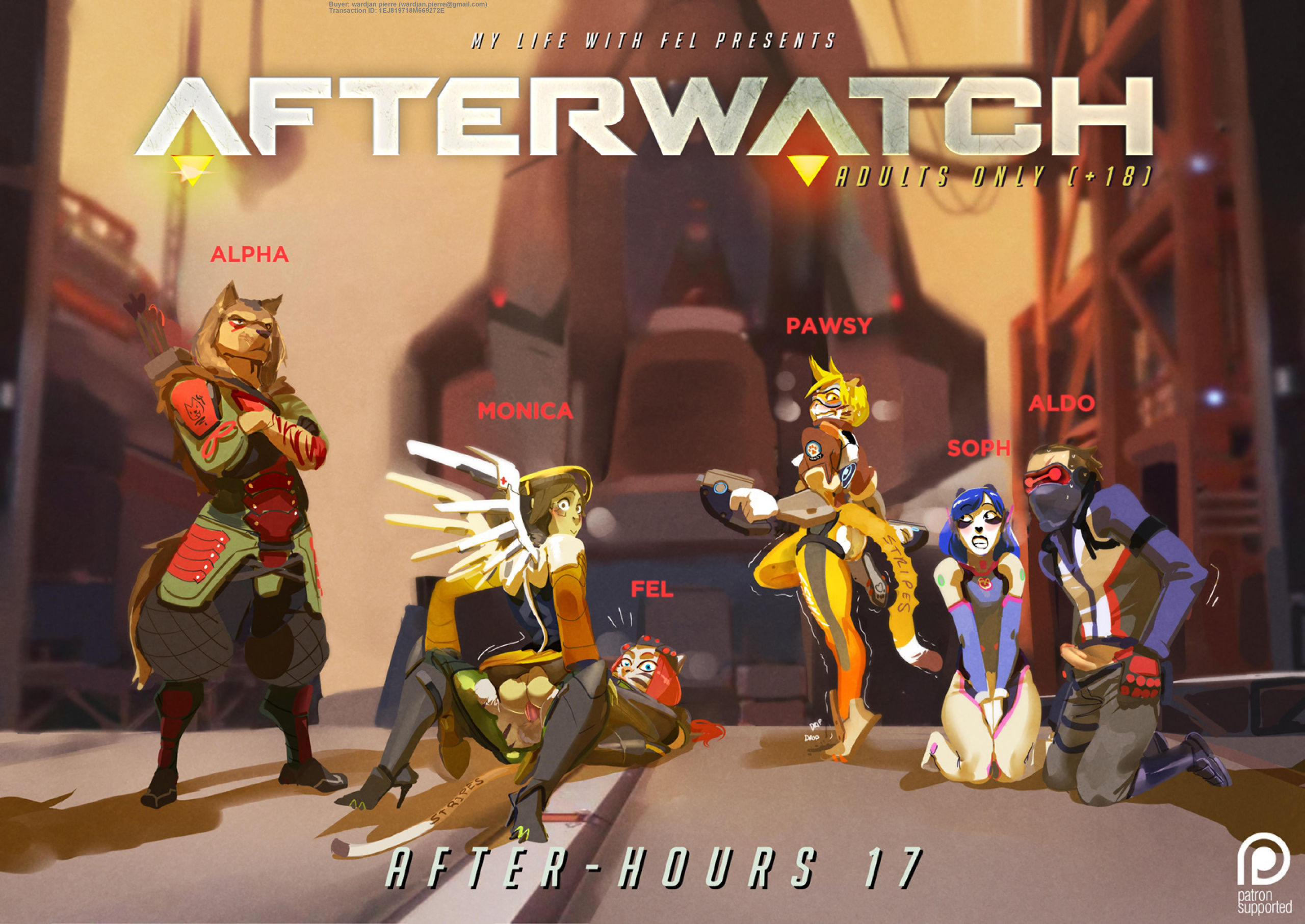 Afterwatch porn comic picture 20