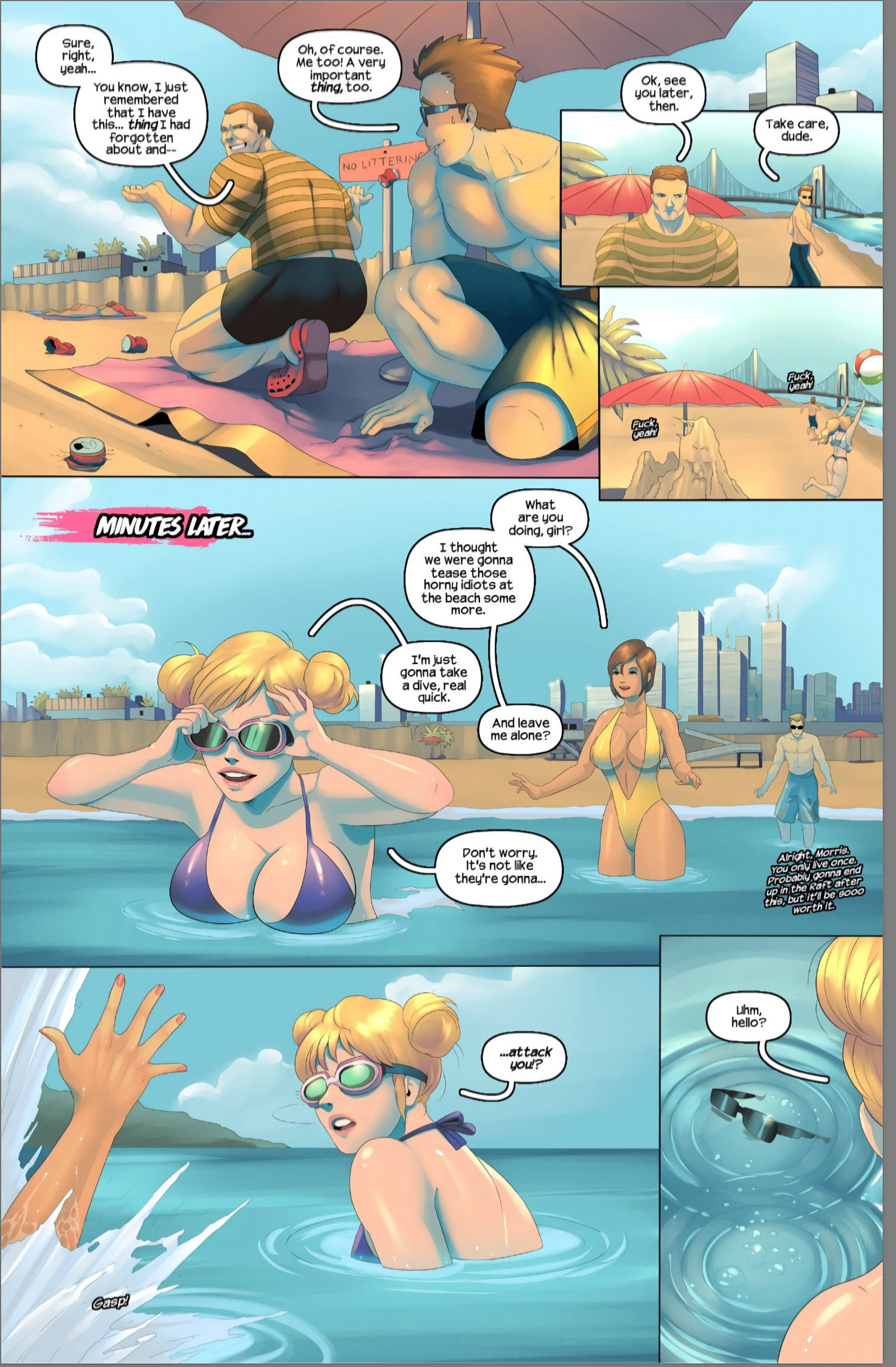 Sandy vs watery porn comic picture 3