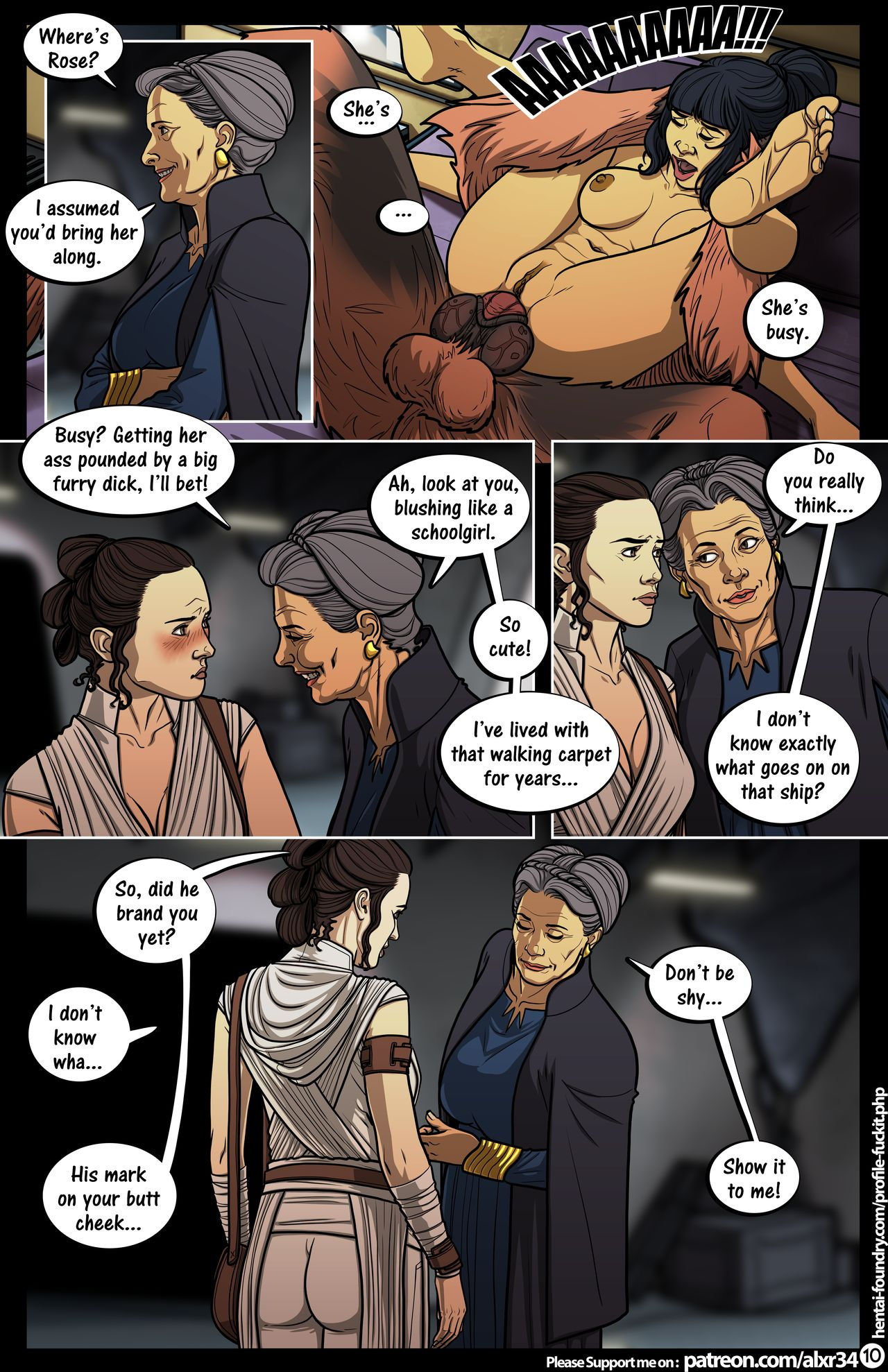 Star wars a complete guide to wookie sex iii porn comic picture 11