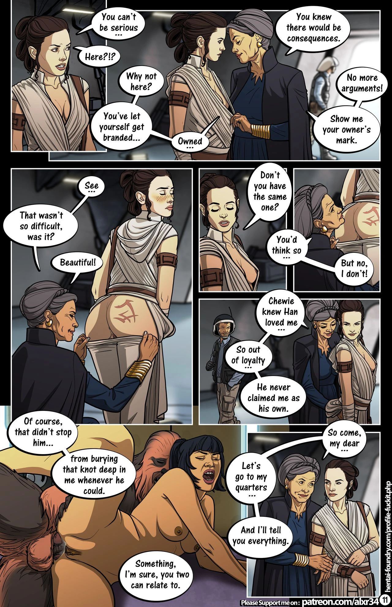 Star wars a complete guide to wookie sex iii porn comic picture 12