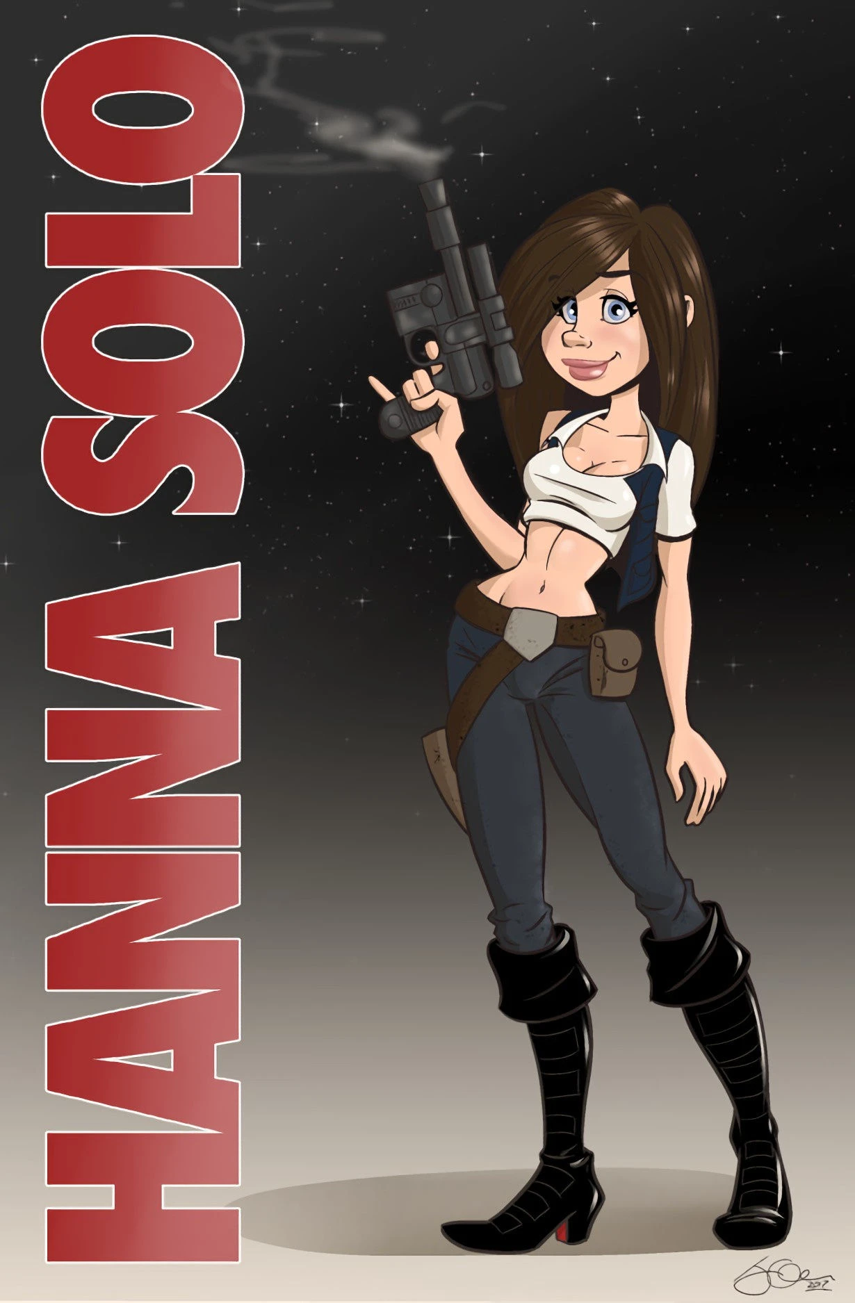 Star whore hanna solo porn comic picture 1