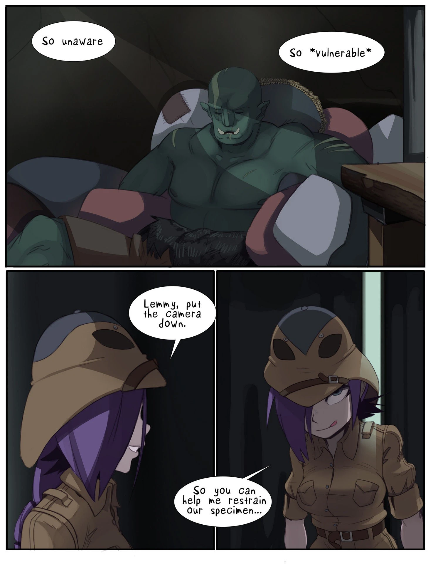 Orc safari porn comic picture 9