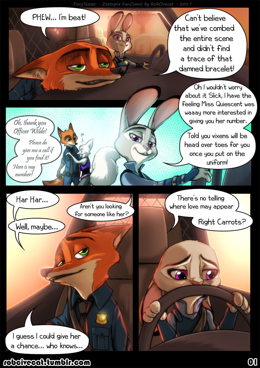 Foxy teaser porn comic picture 2
