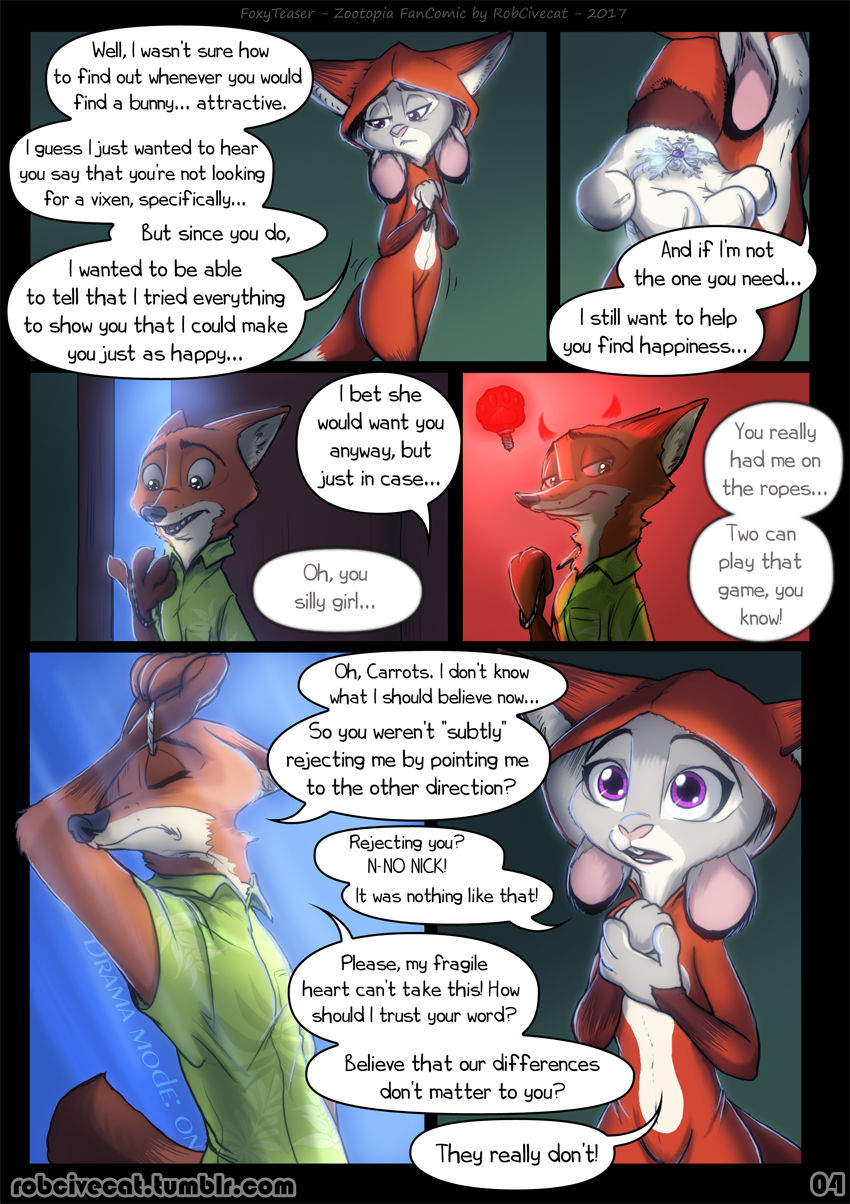 Foxy teaser porn comic picture 5