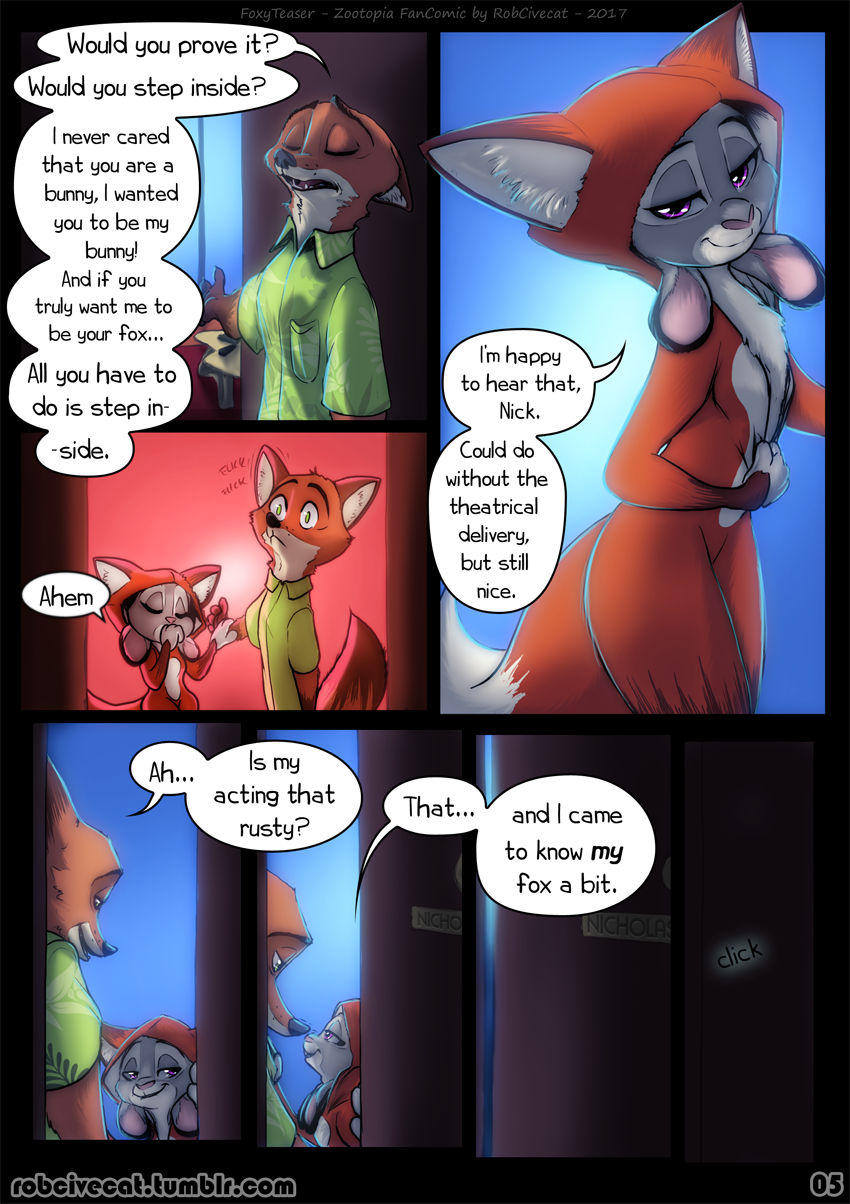 Foxy teaser porn comic picture 6