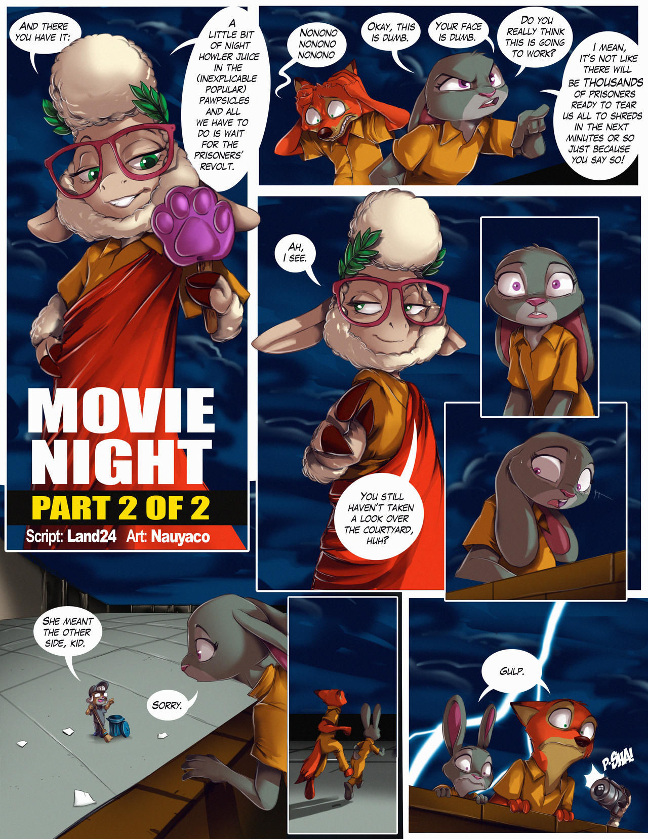Guilty judy and nick go to jail porn comic picture 26