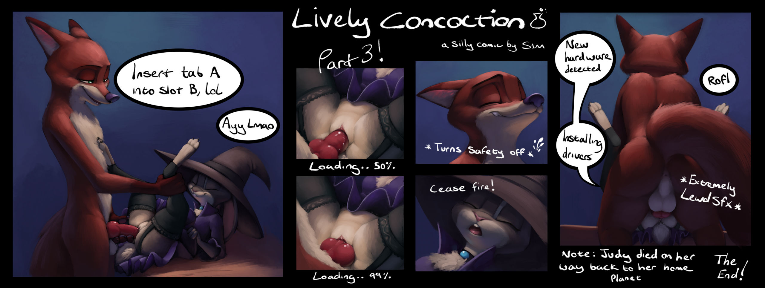 Lively concoction porn comic picture 4