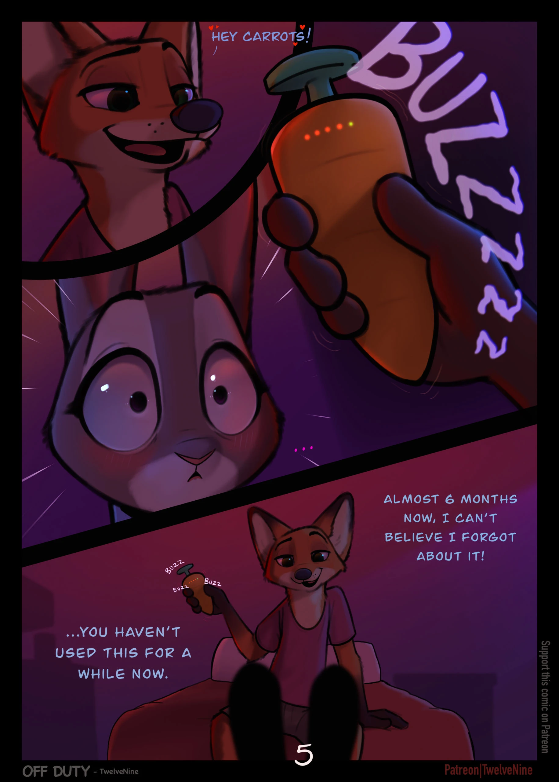 Off duty porn comic picture 6