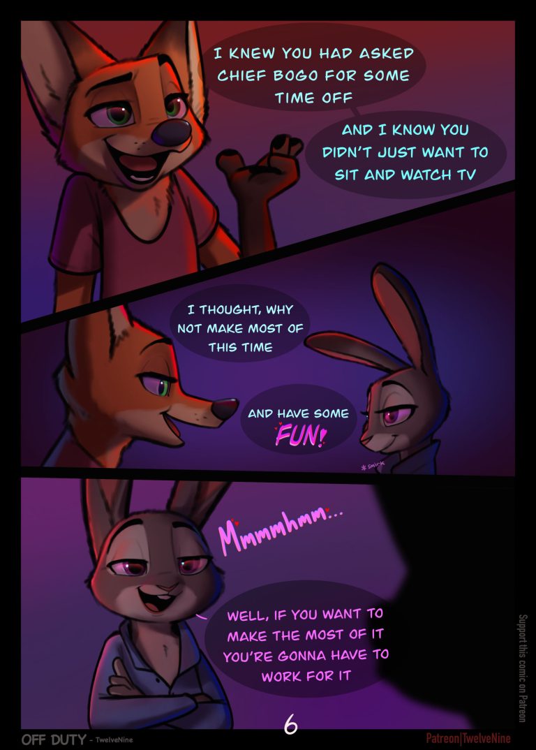 Off duty porn comic picture 7
