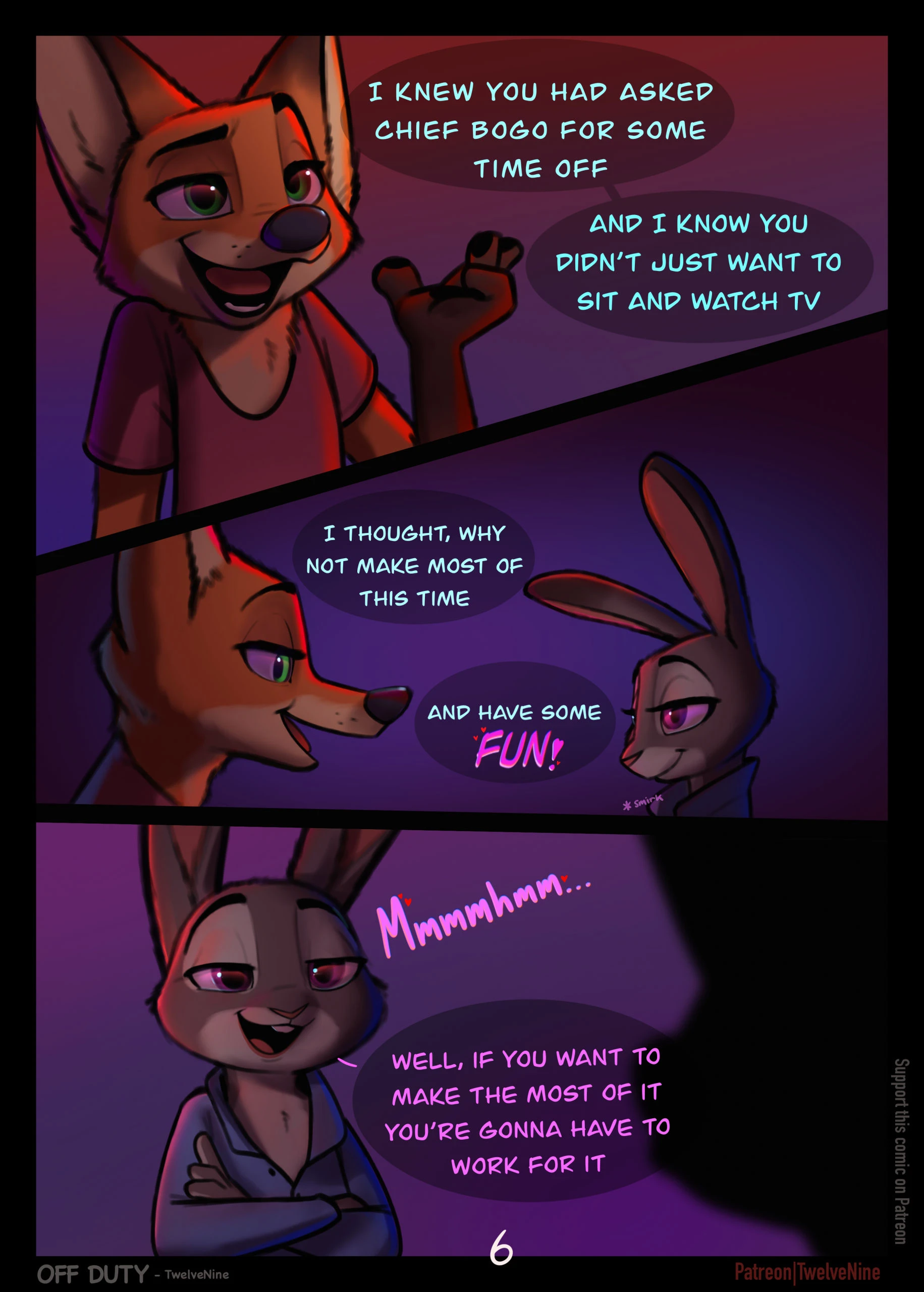 Off duty porn comic picture 7
