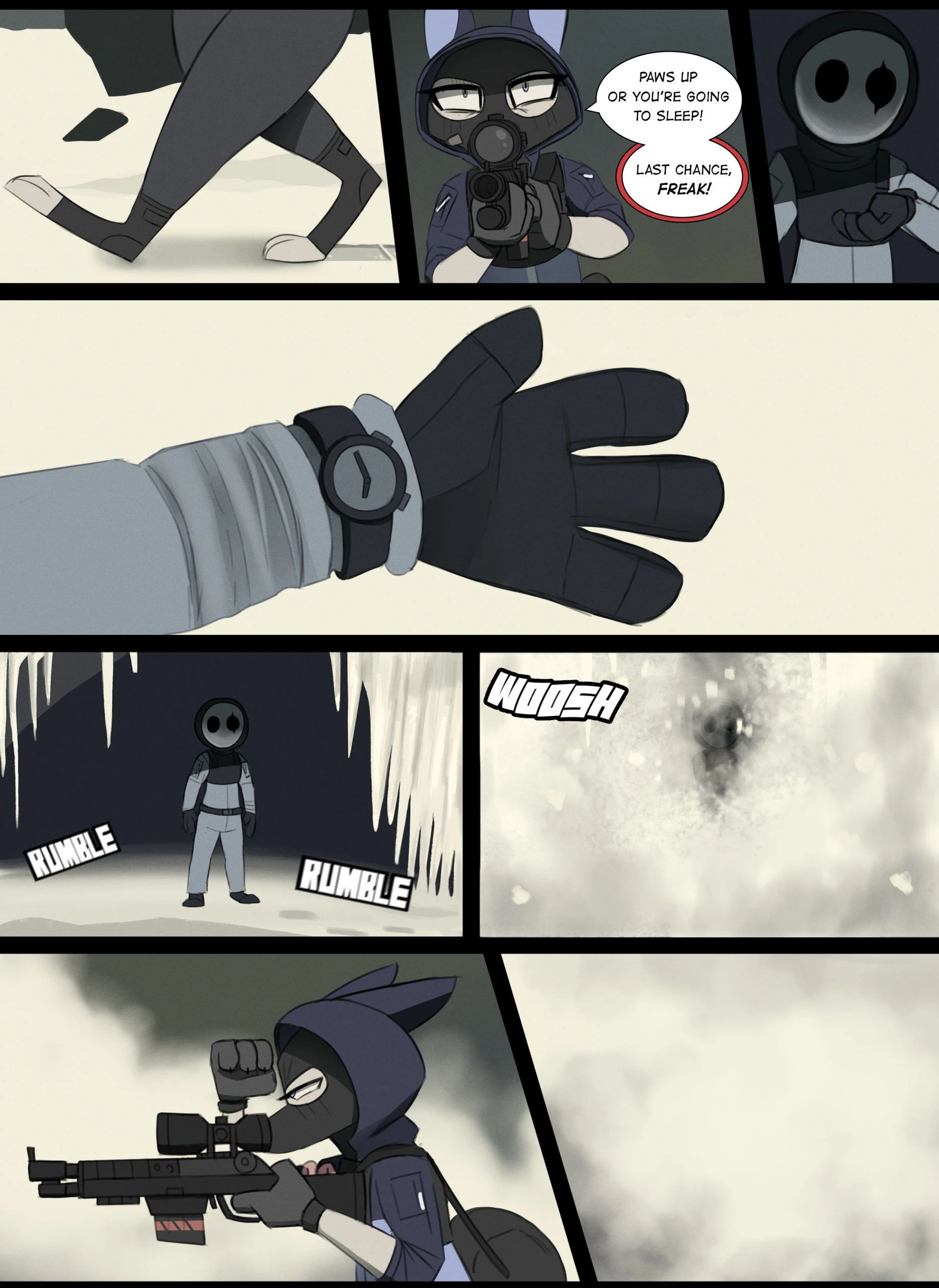 Savage company 5 porn comic picture 36