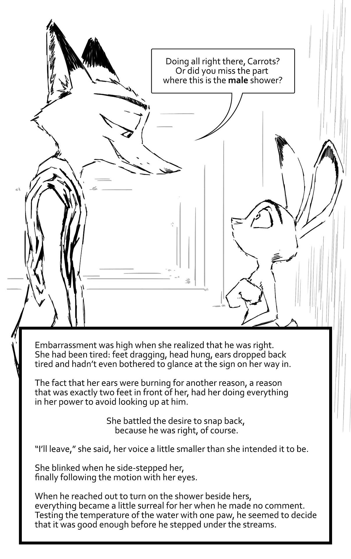Wilde academy chapter one fox on a hot showered bun porn comic picture 7