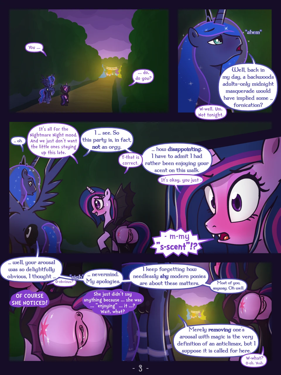 A Happy Nightmare Night porn comic picture 3