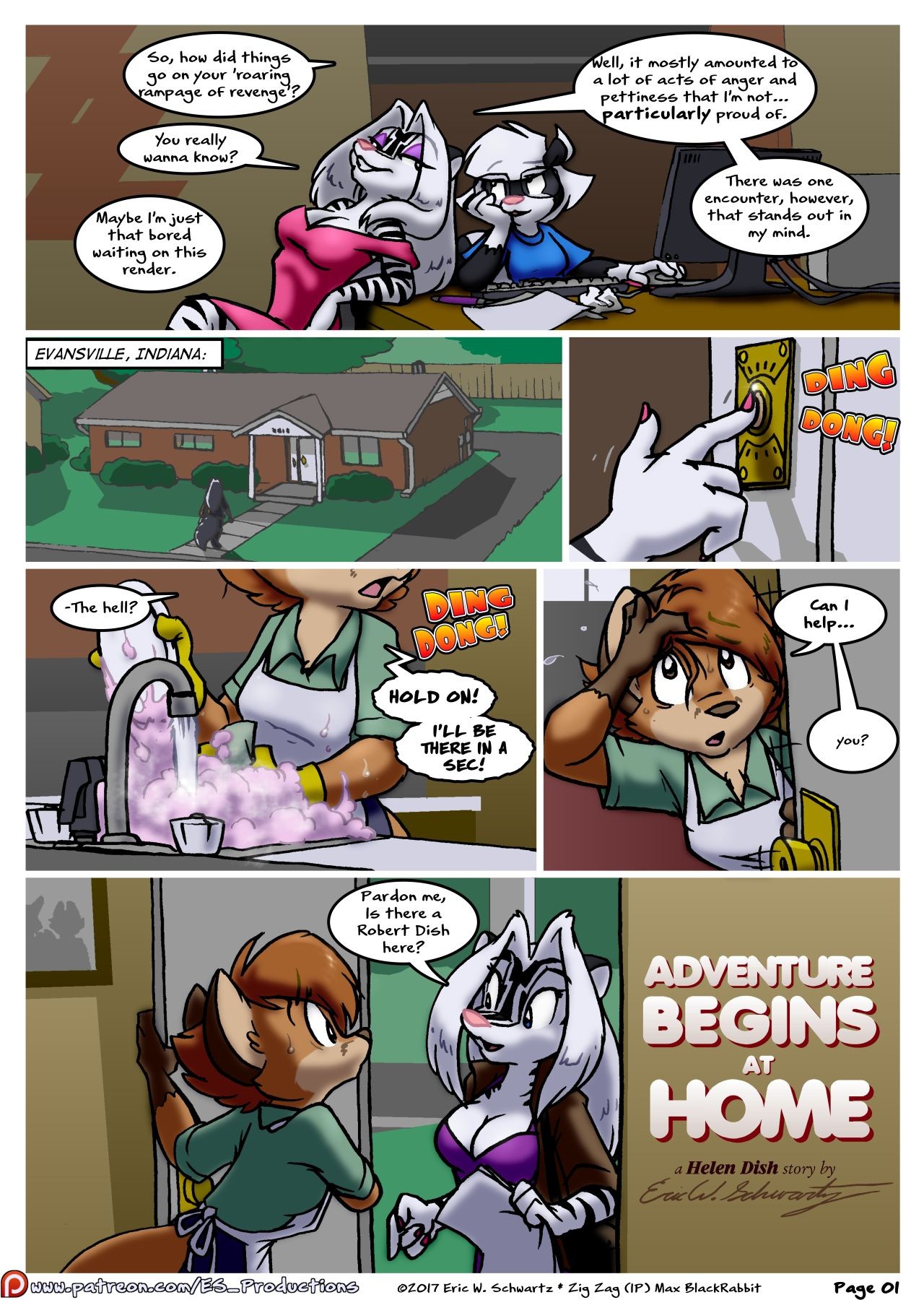 Adventure Begins at Home porn comic picture 2