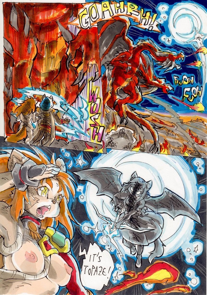 Anubis Stories 3 - Dragon Attack porn comic picture 21