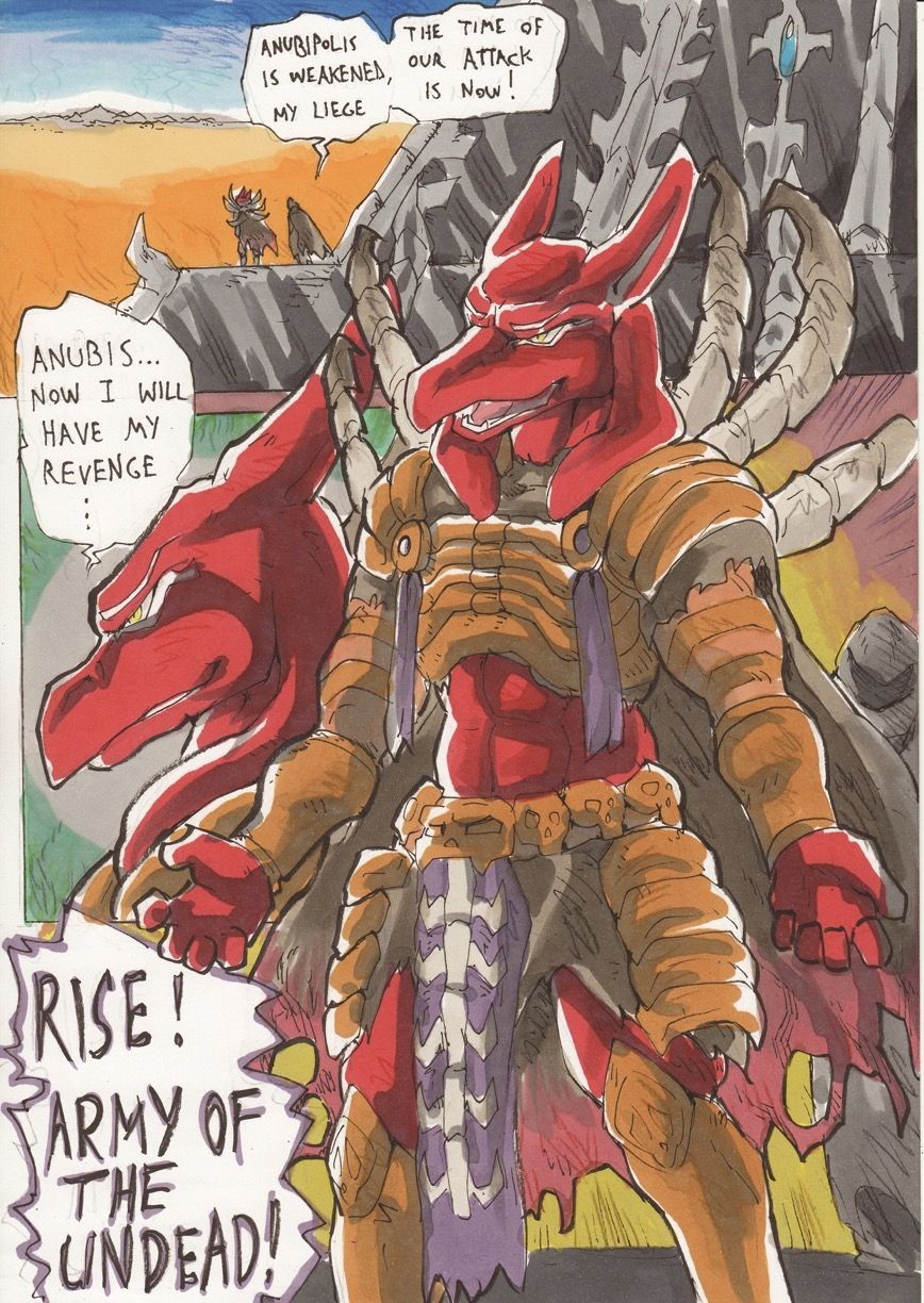 Anubis Stories 3 - Dragon Attack porn comic picture 25
