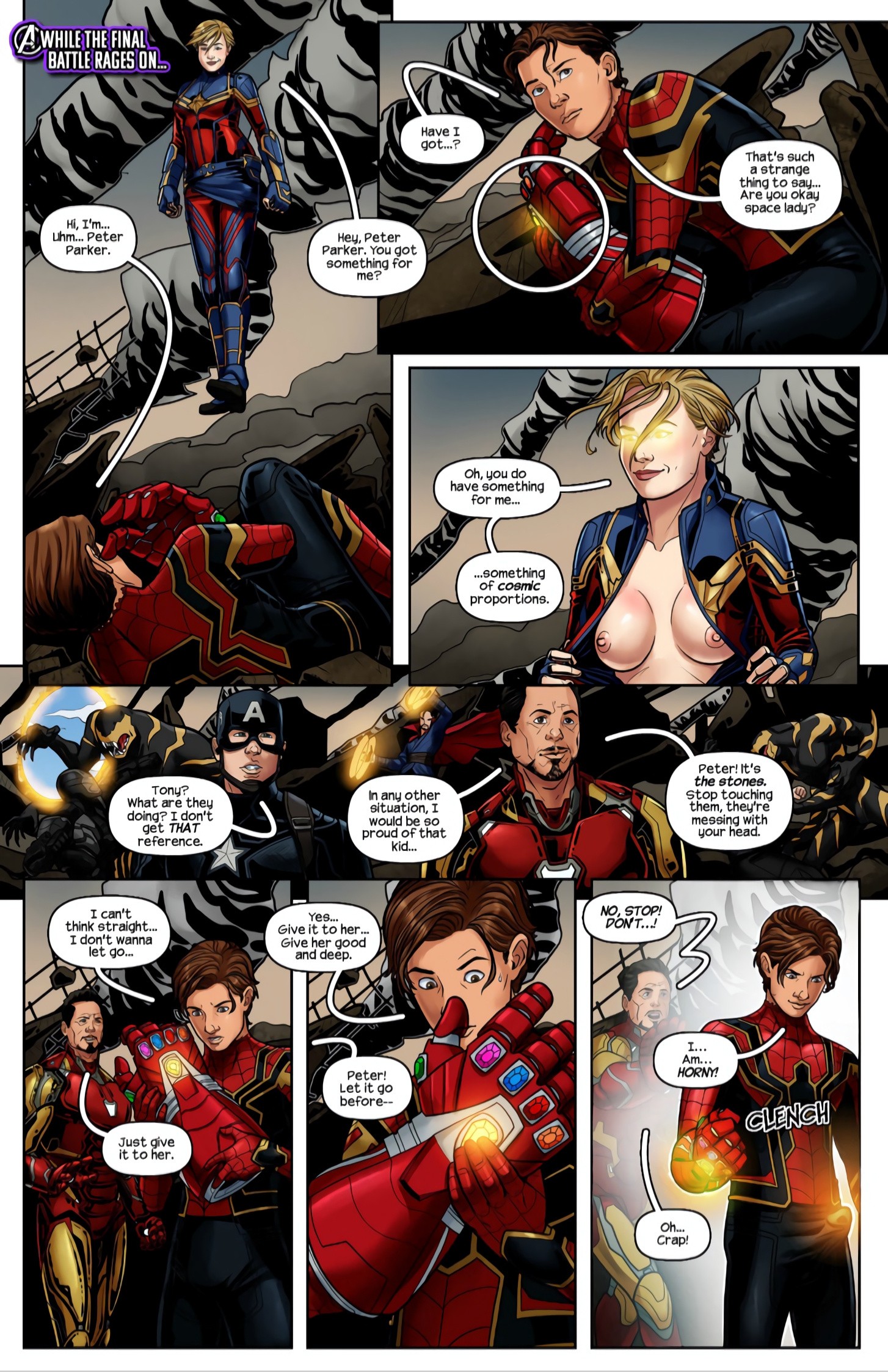 Avengers Edge Game porn comic picture 3
