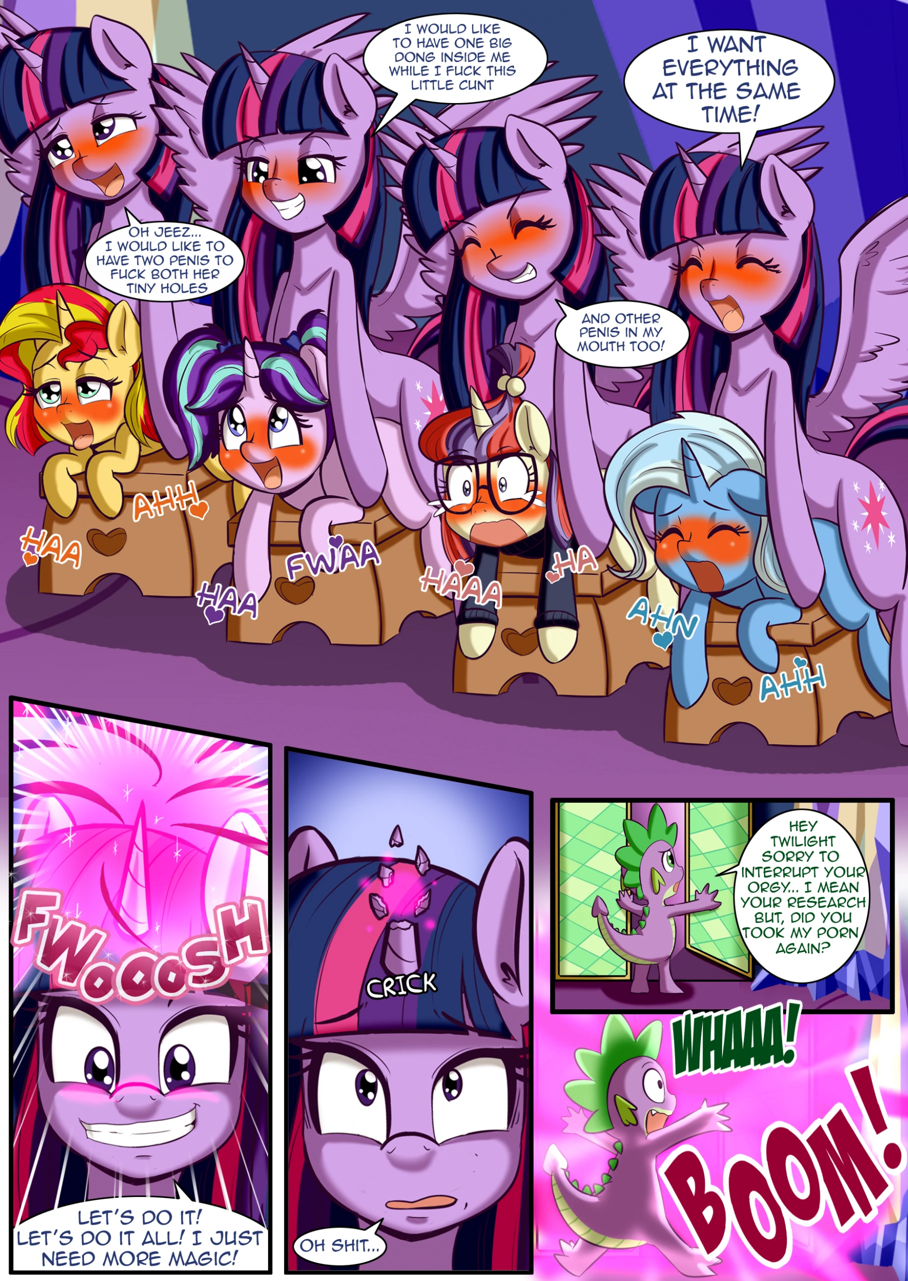 Back to Magic Kindergarten porn comic picture 15