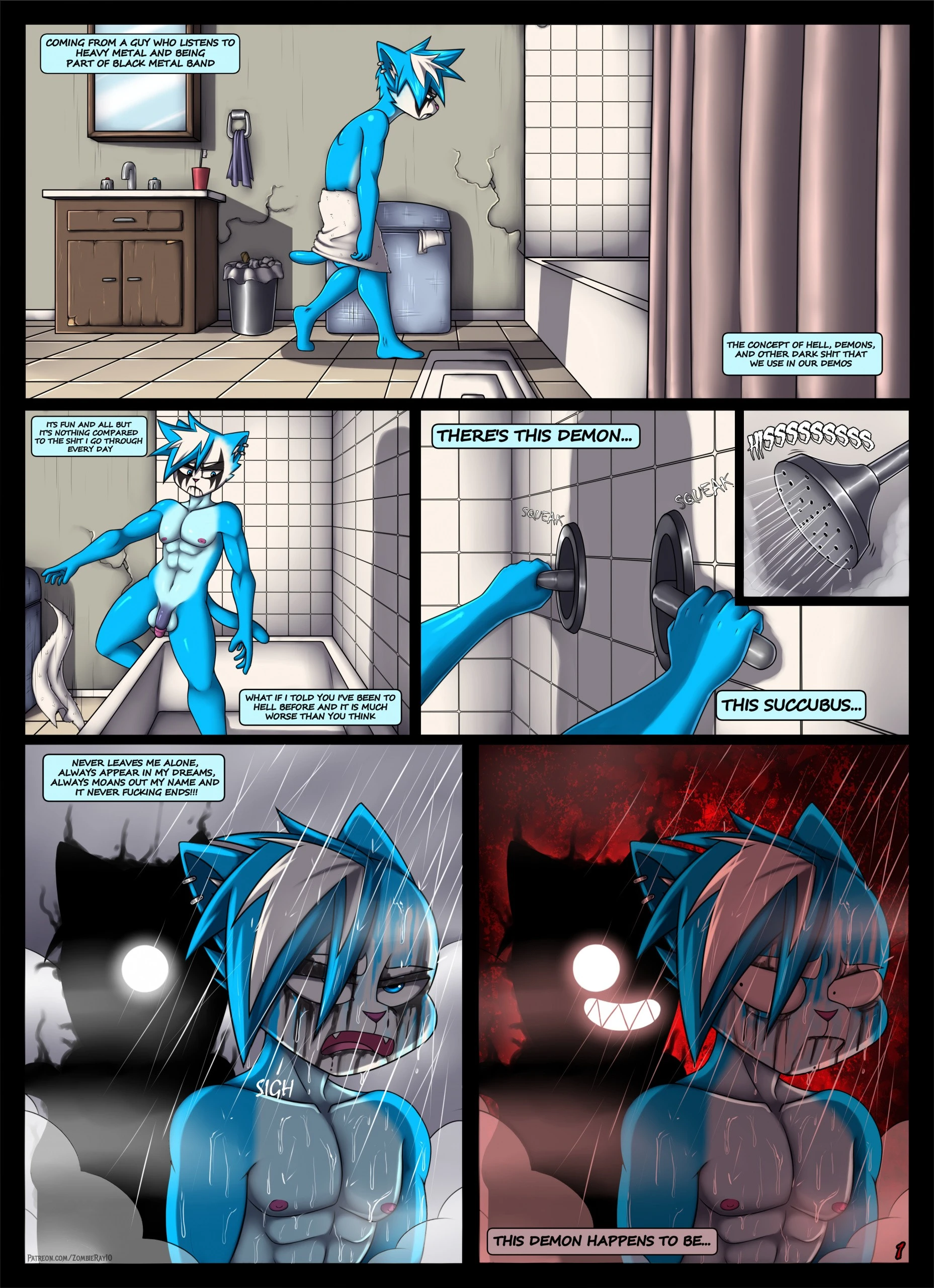 Bath Buddies porn comic picture 2