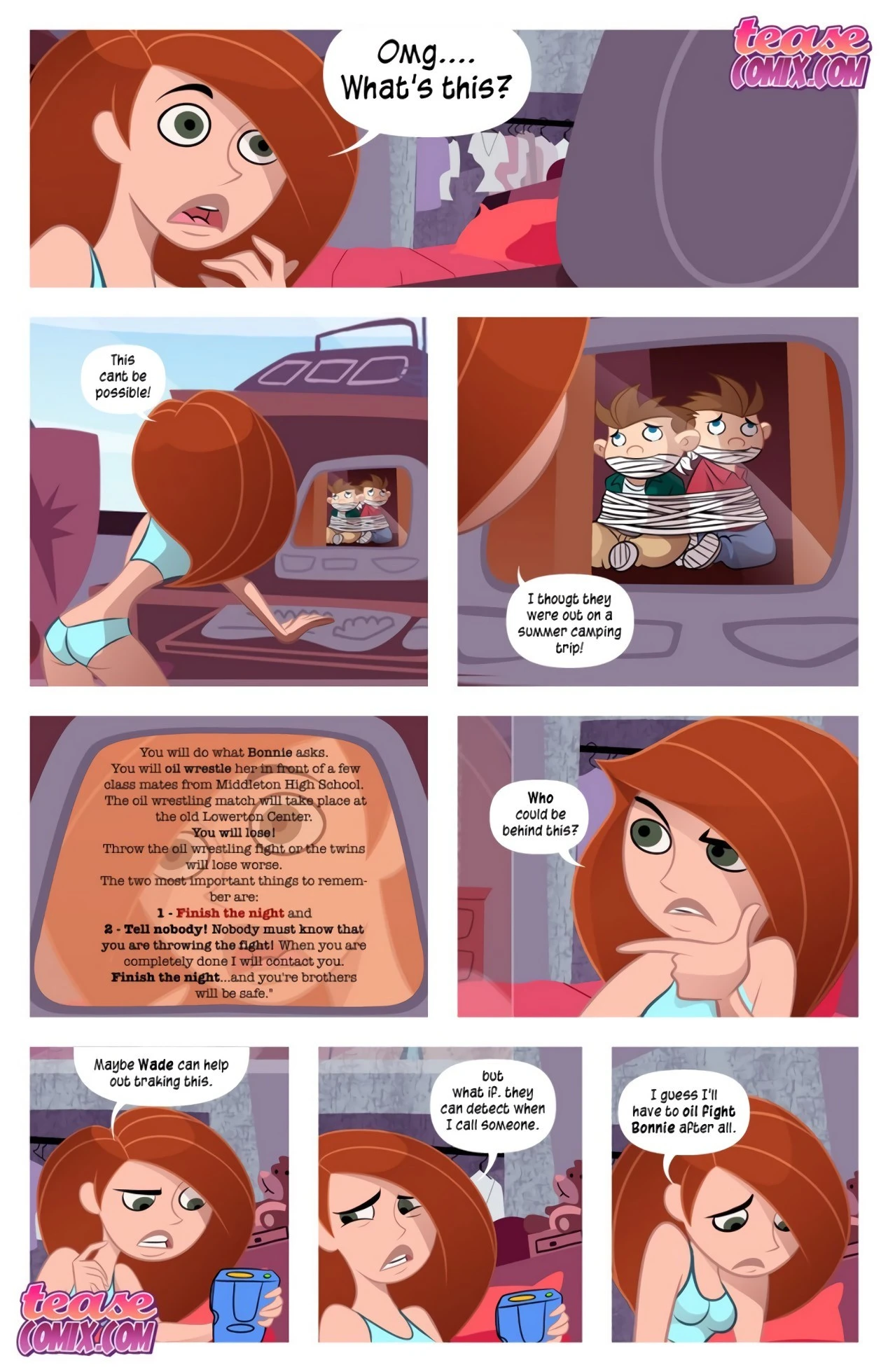 CHEER FIGHT porn comic picture 3