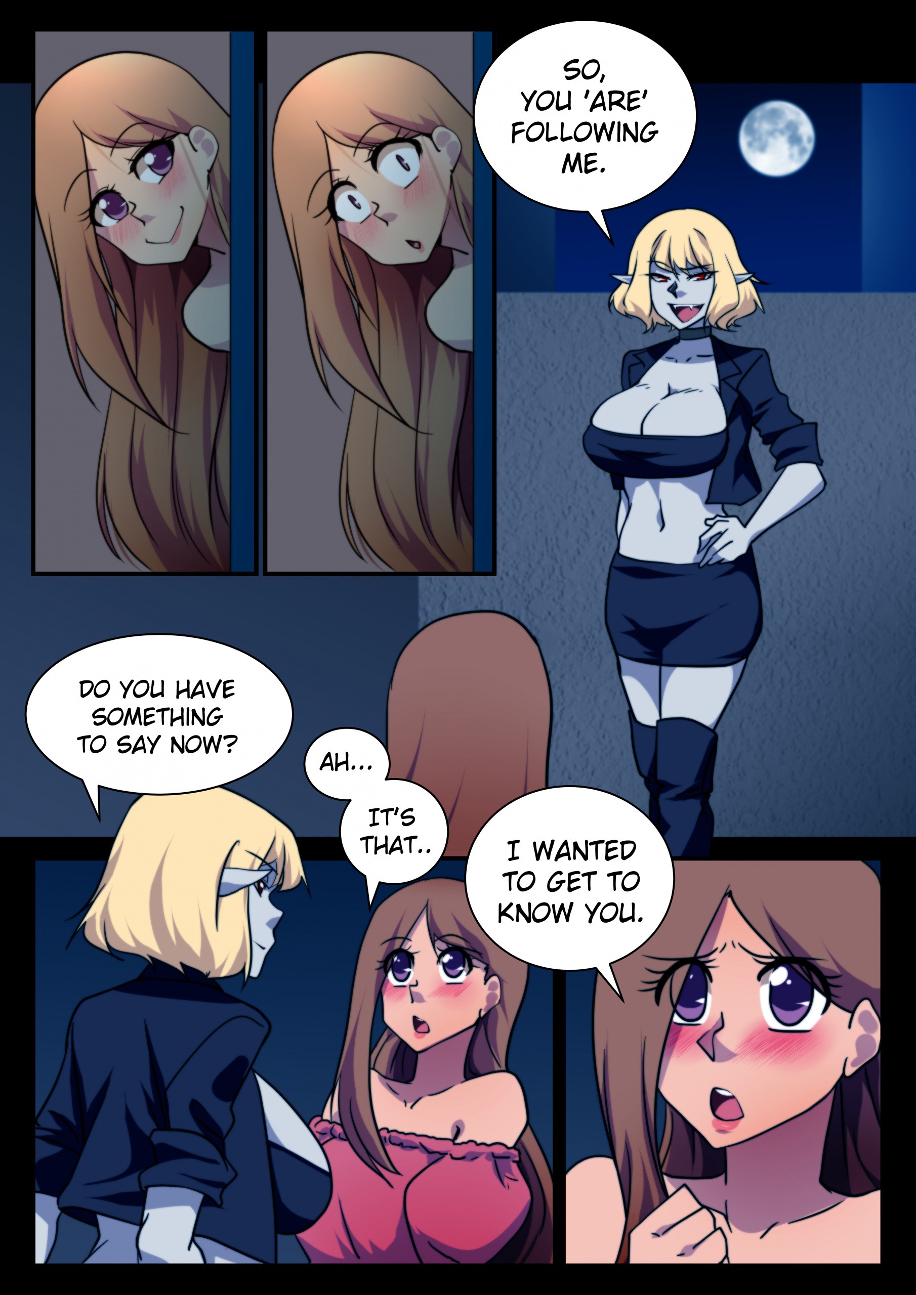 Conversation With A Vampire porn comic picture 4