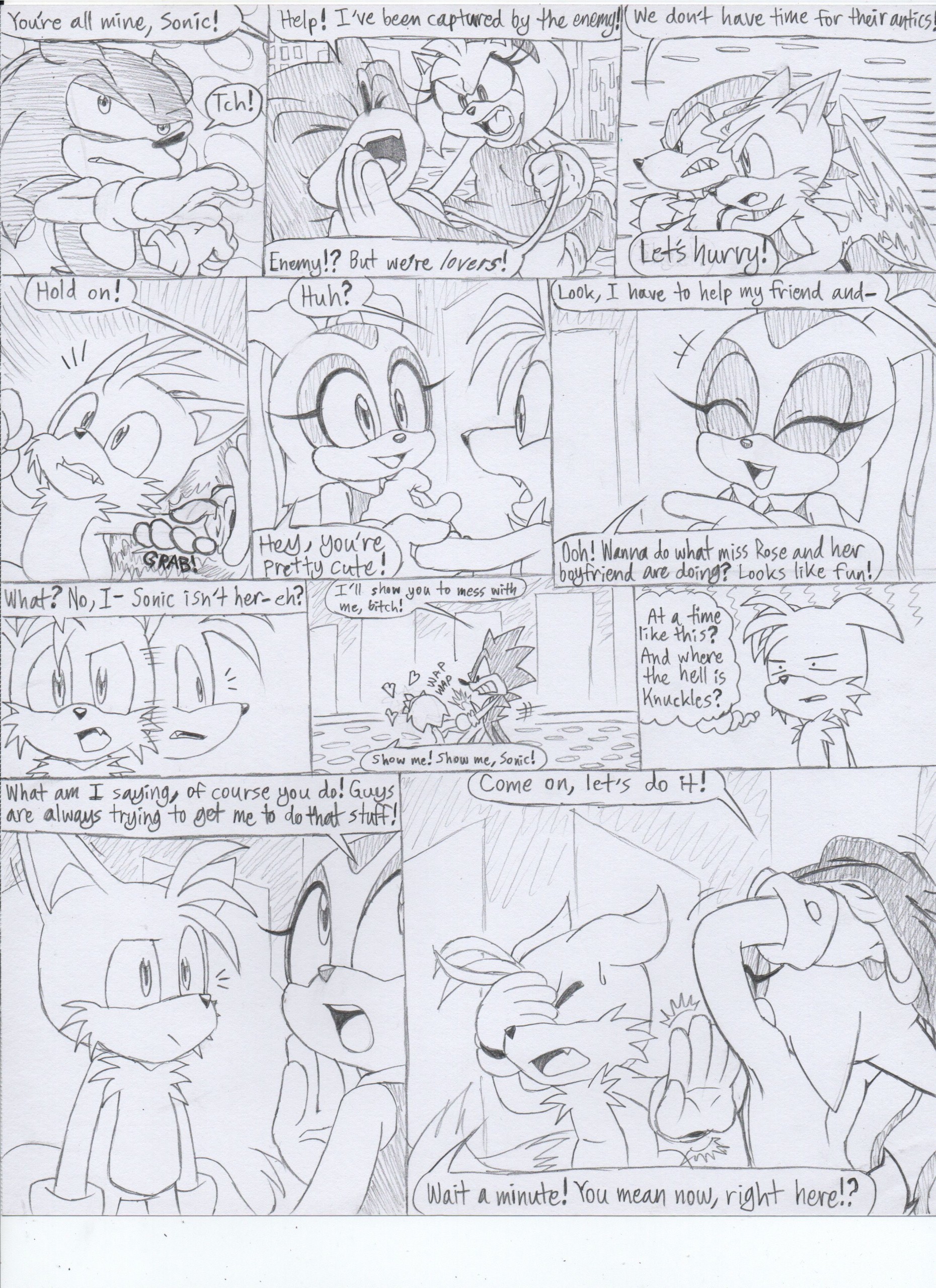 Tails and cream comic porn