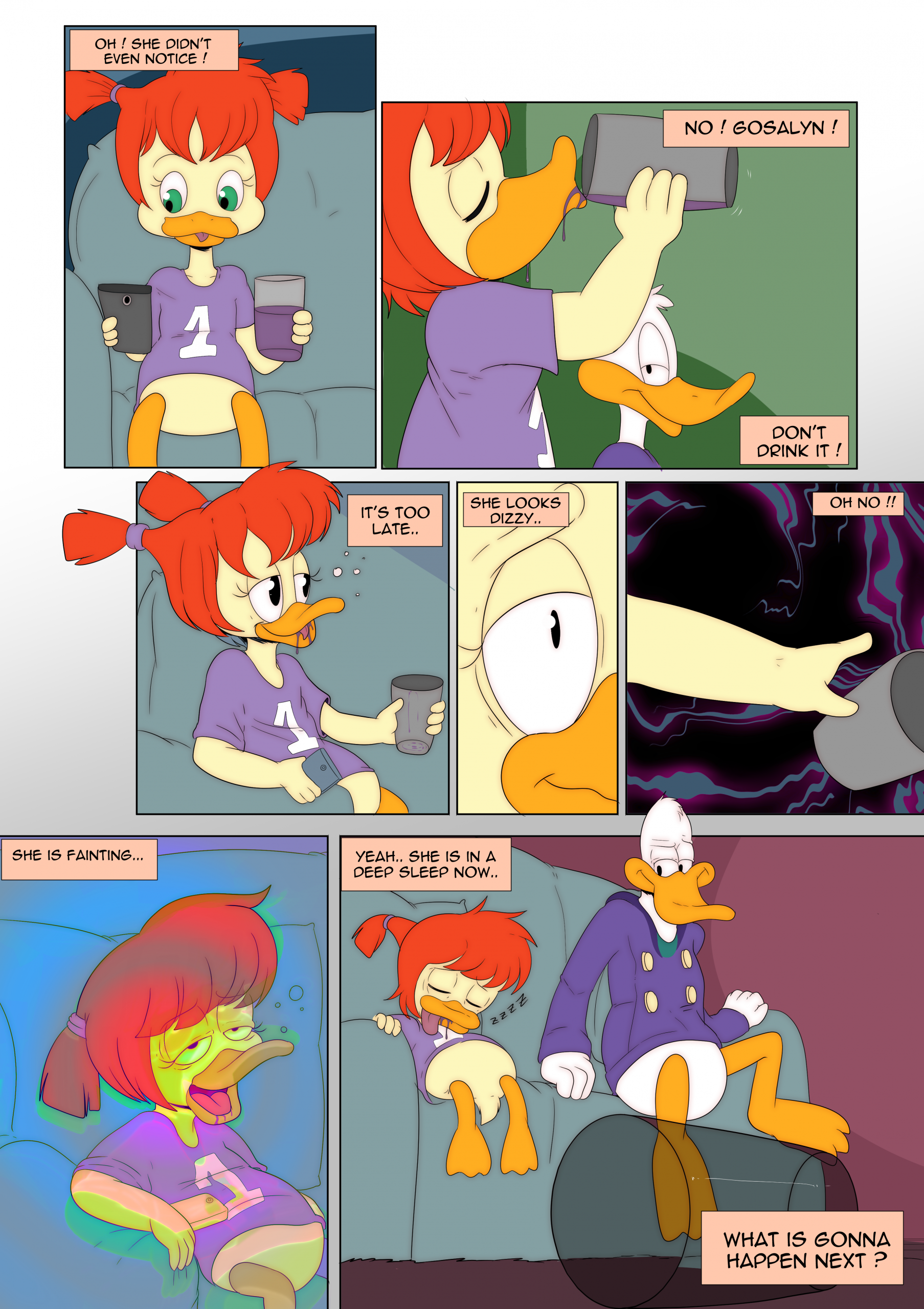 Delightful Duck porn comic picture 2
