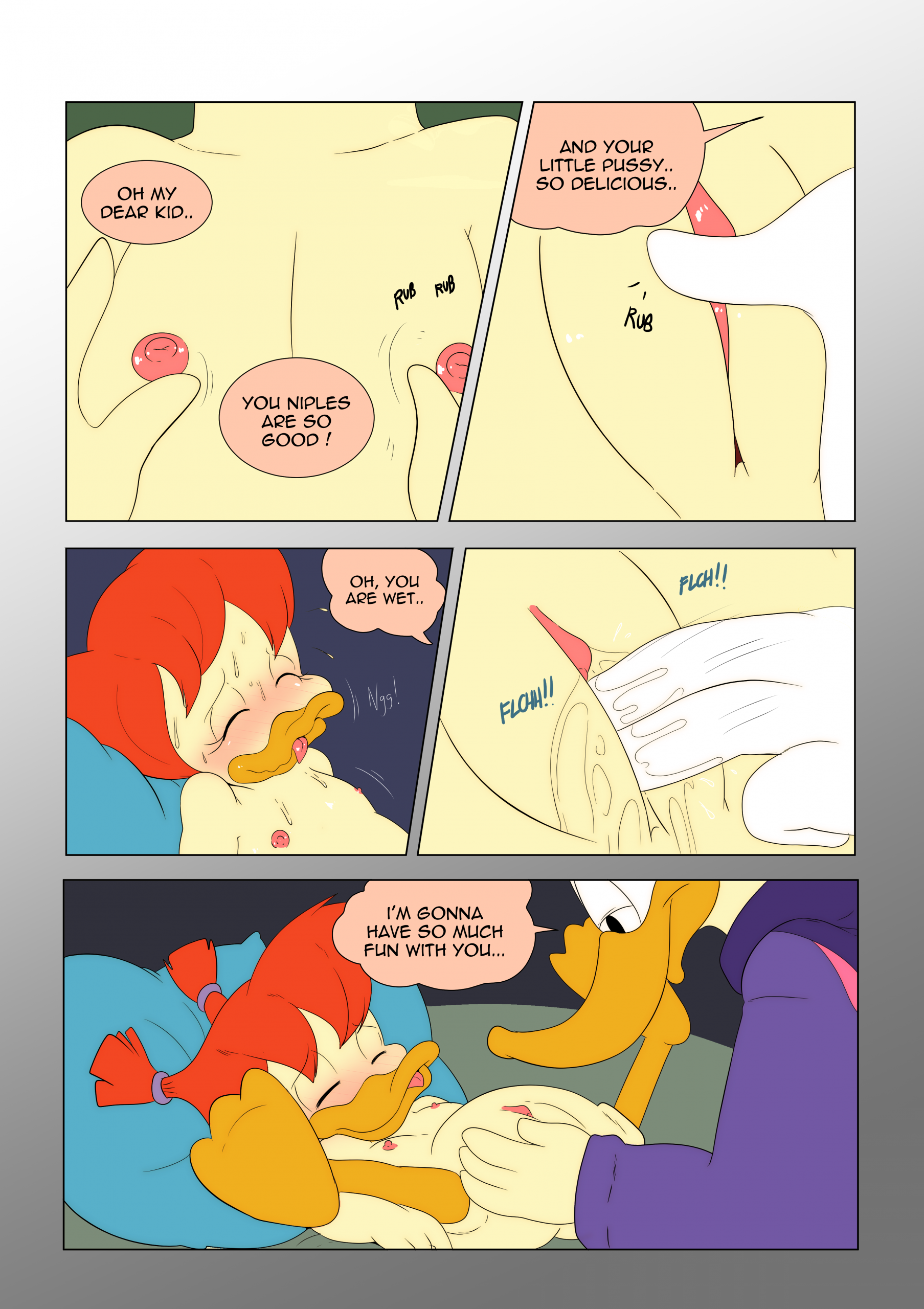 Delightful Duck porn comic picture 4