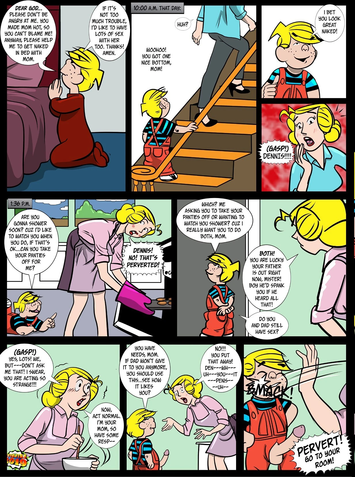 Dennis The Menace Origins porn comic picture 5