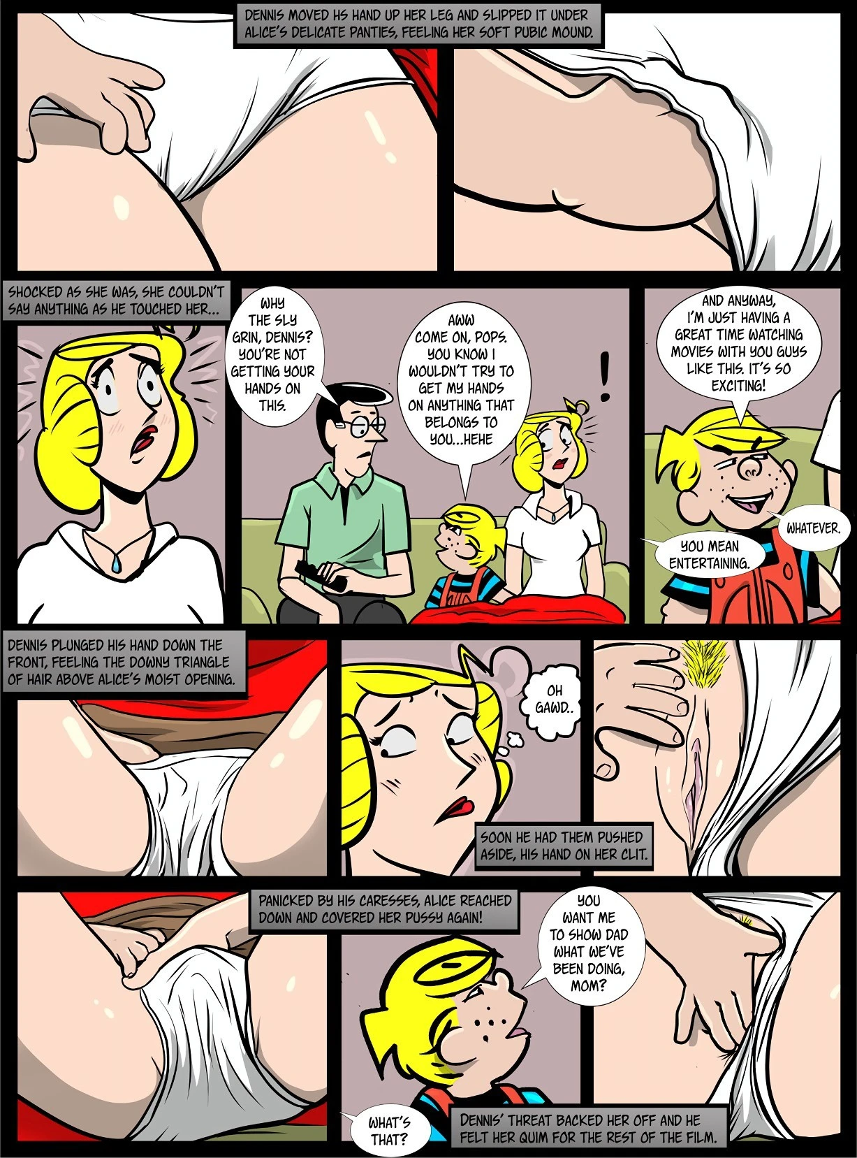 Dennis The Menace Origins porn comic picture 7