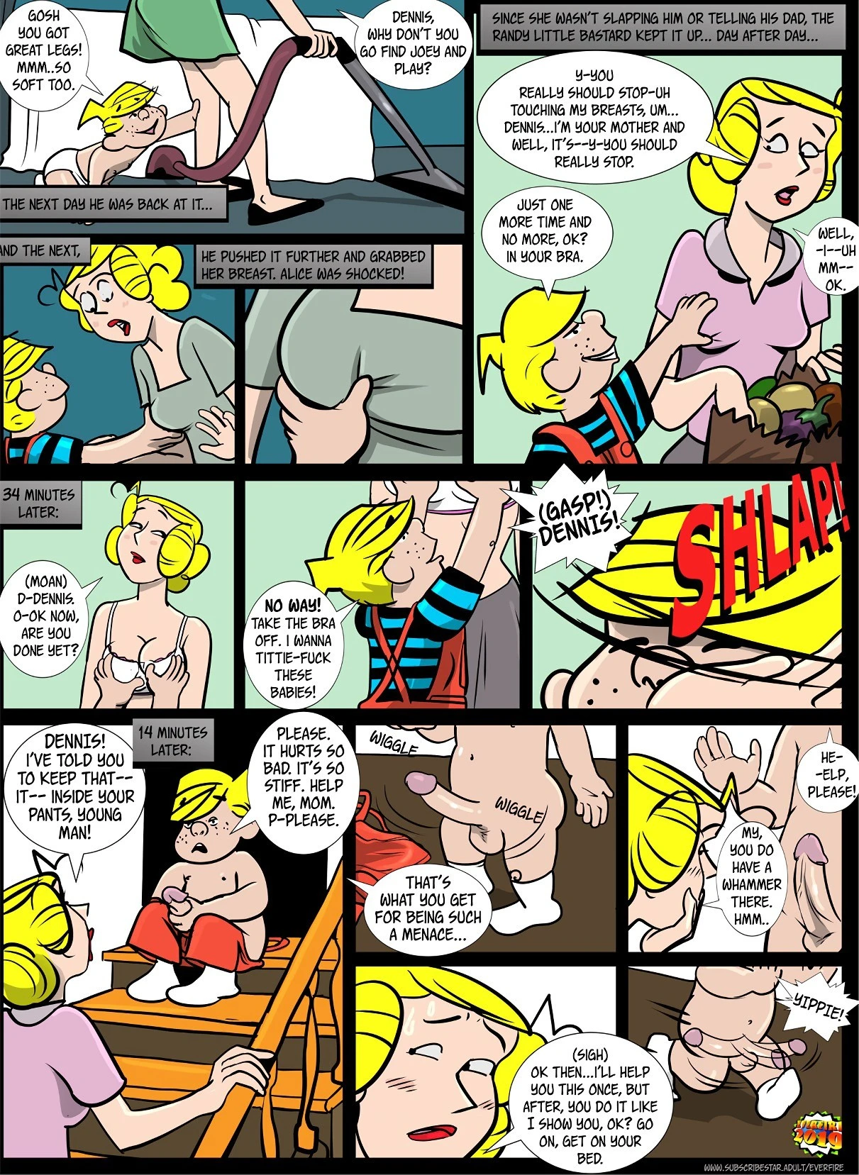 Dennis The Menace Origins porn comic picture 8
