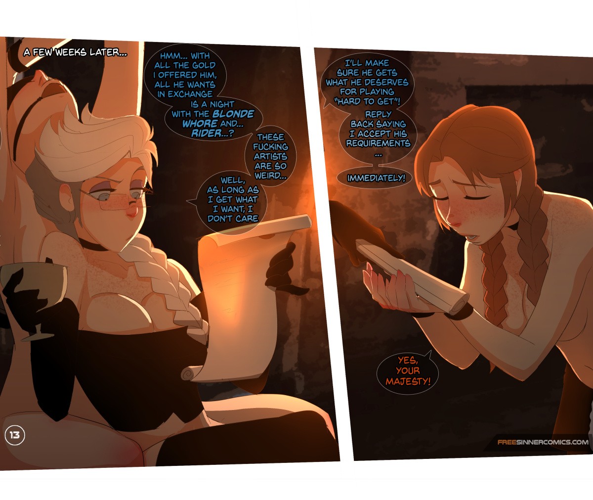 Elsa's Dungeon Ch.3 porn comic picture 13