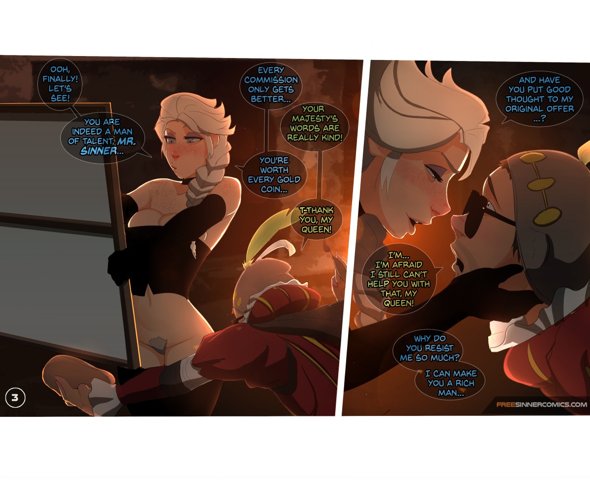 Elsa's Dungeon Ch.3 porn comic picture 3