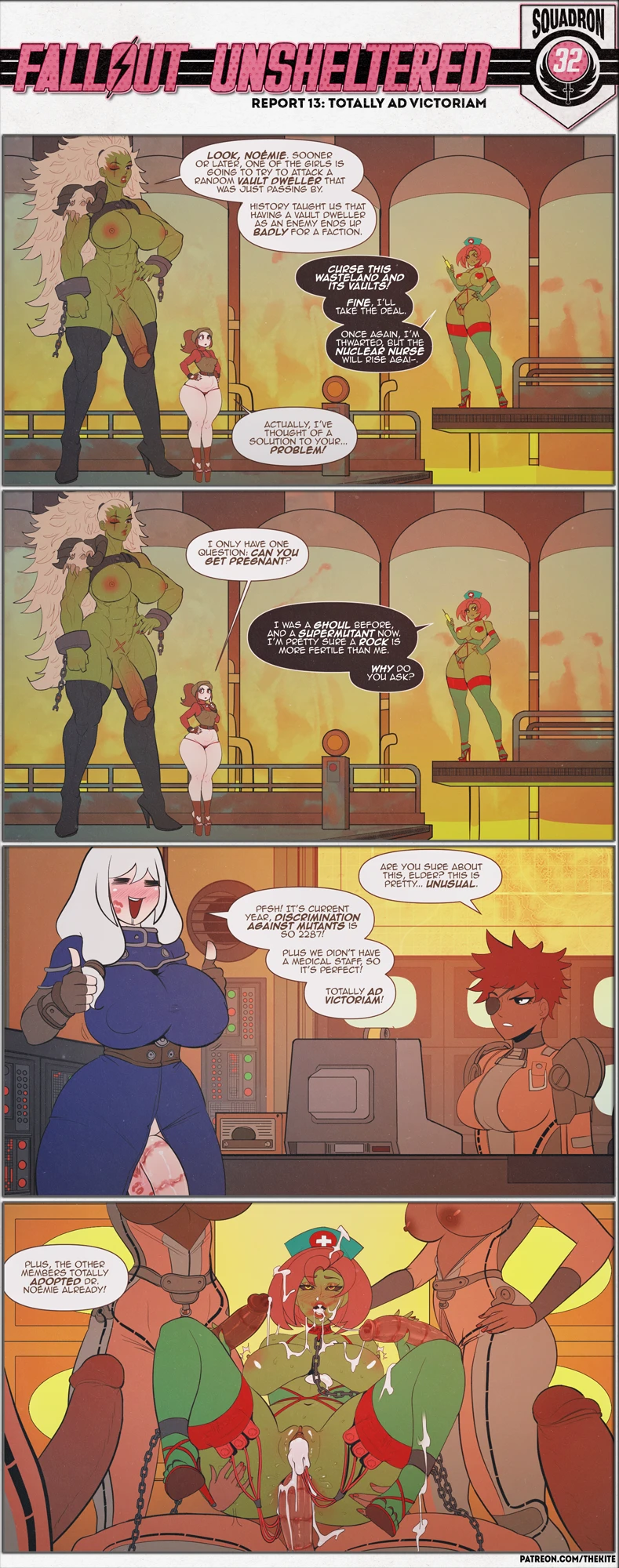 Fallout Unsheltered Squadron 32 porn comic picture 13
