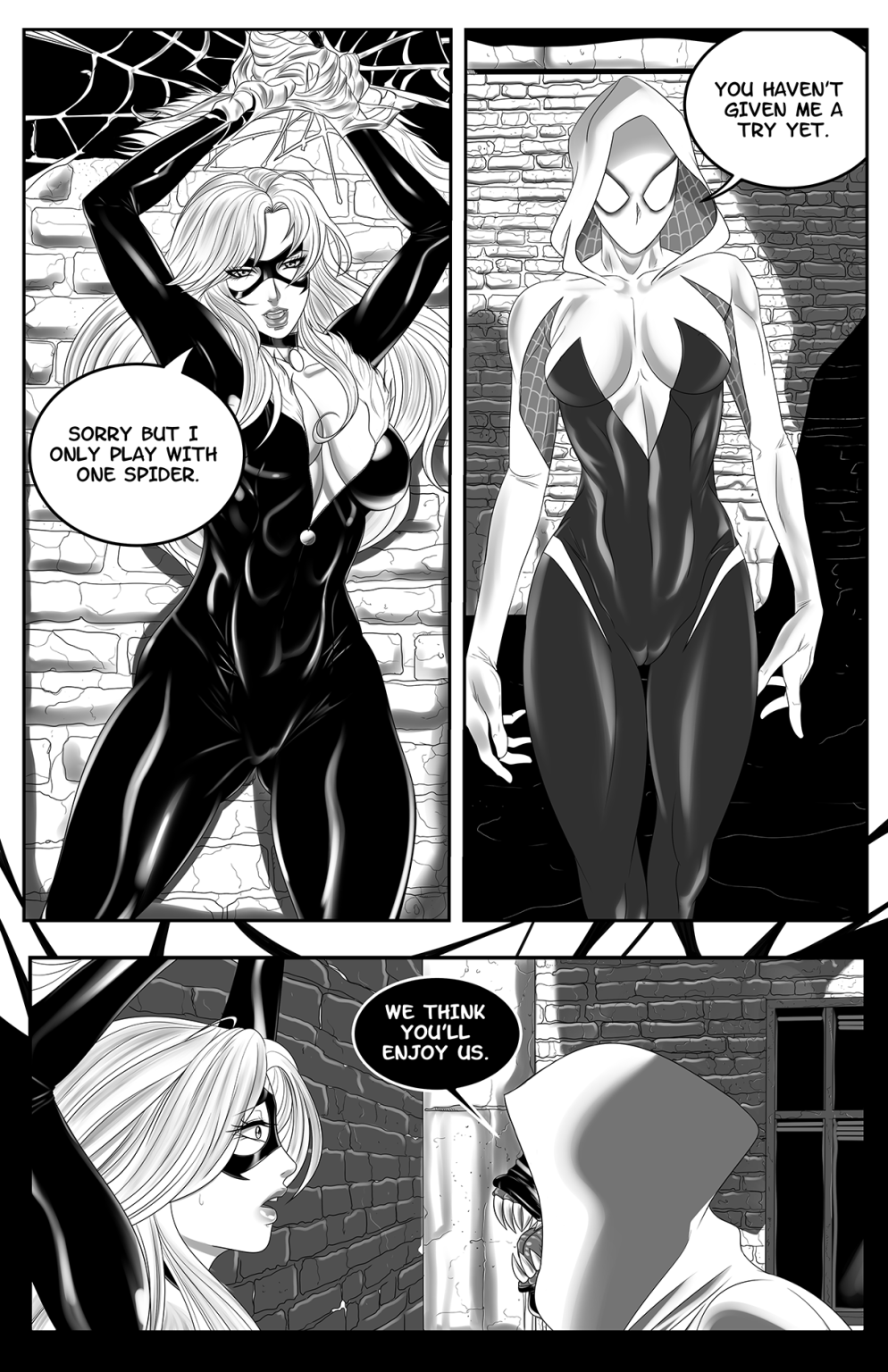 Felicia's Spider-Problem porn comic picture 1