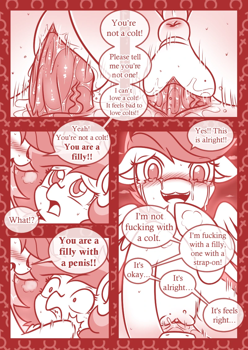 Filly Fooling - It's Straight Shipping Here! porn comic picture 24
