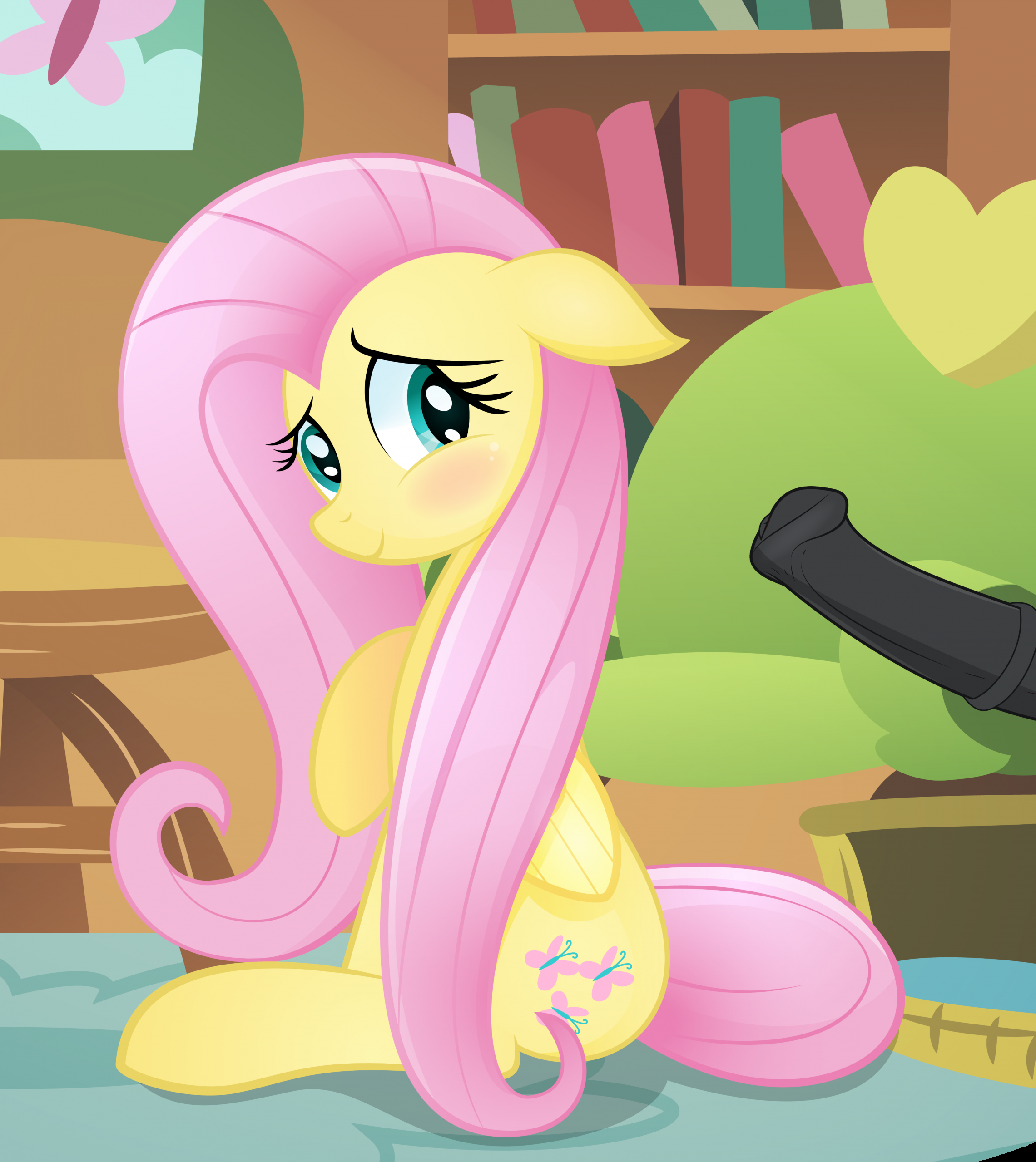 Fluttershy and Big Mac porn comic picture 1