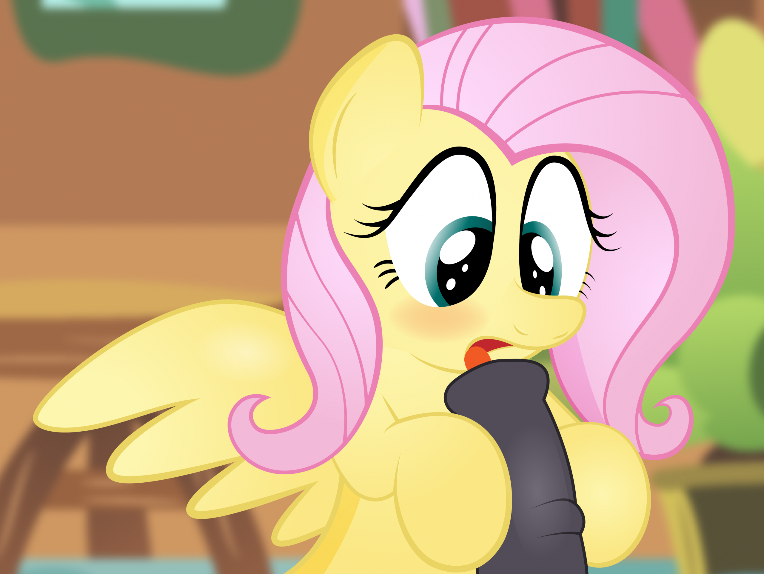 Fluttershy and Big Mac porn comic picture 2