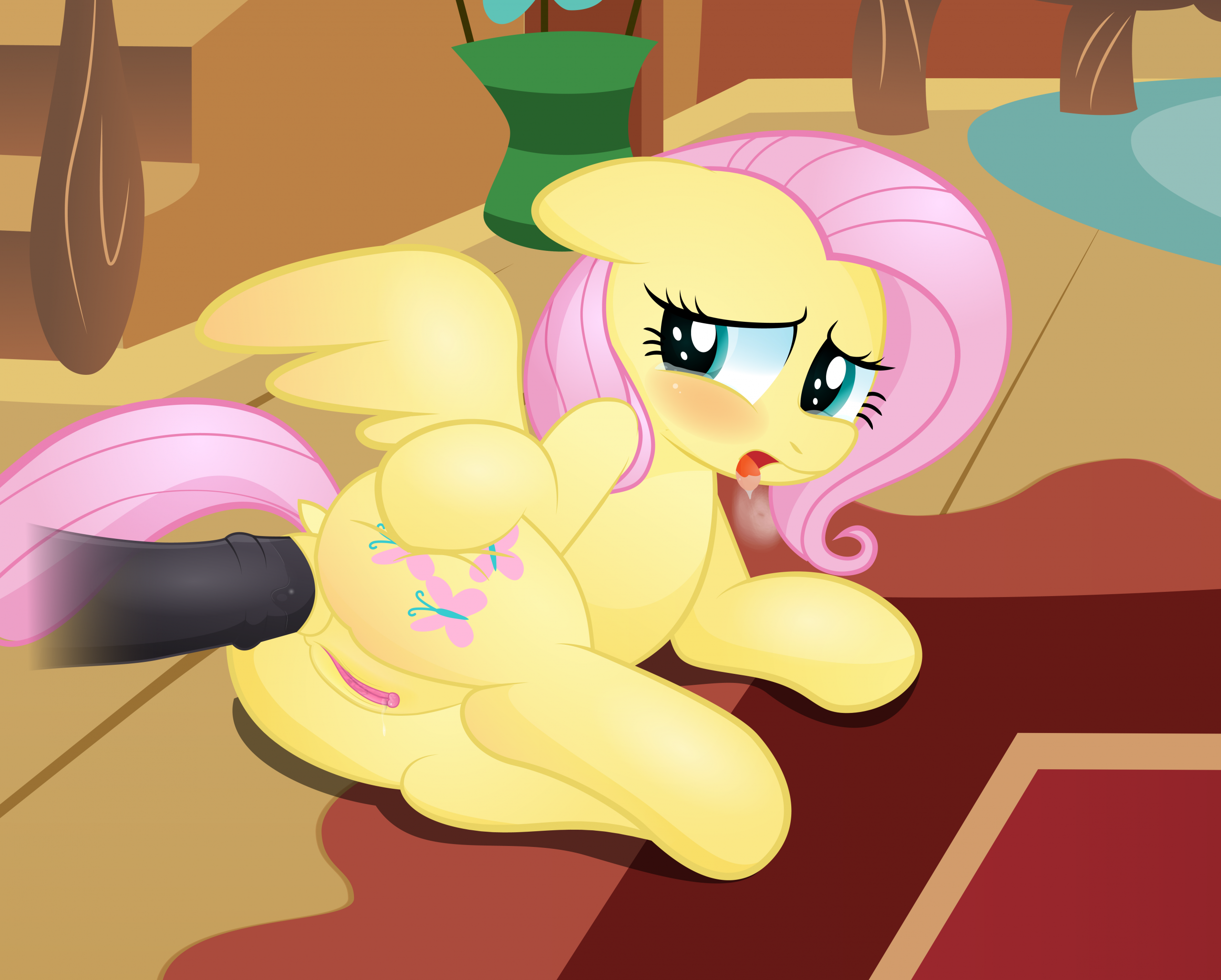 Fluttershy and Big Mac porn comic picture 8