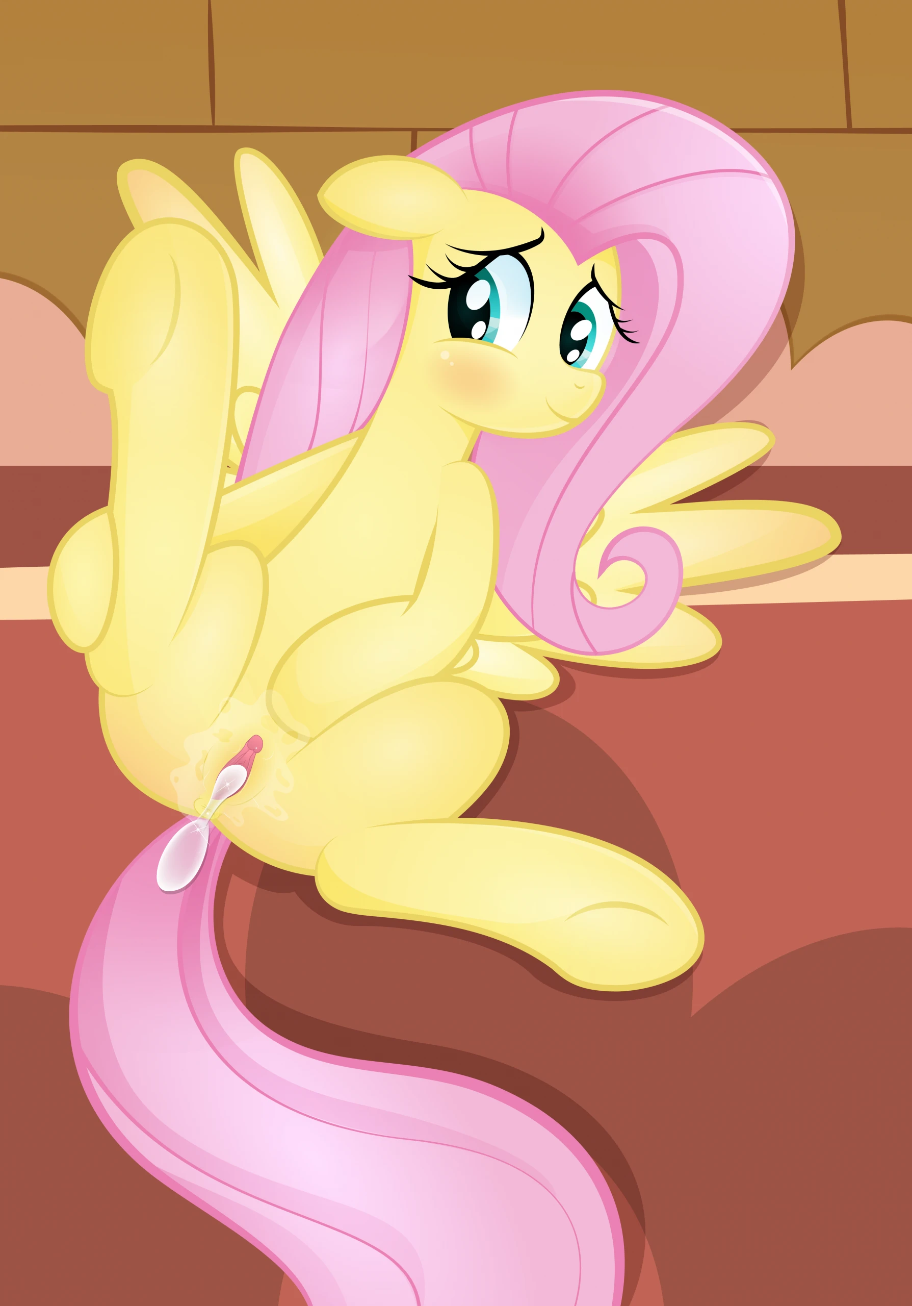 Fluttershy and Big Mac porn comic picture 9