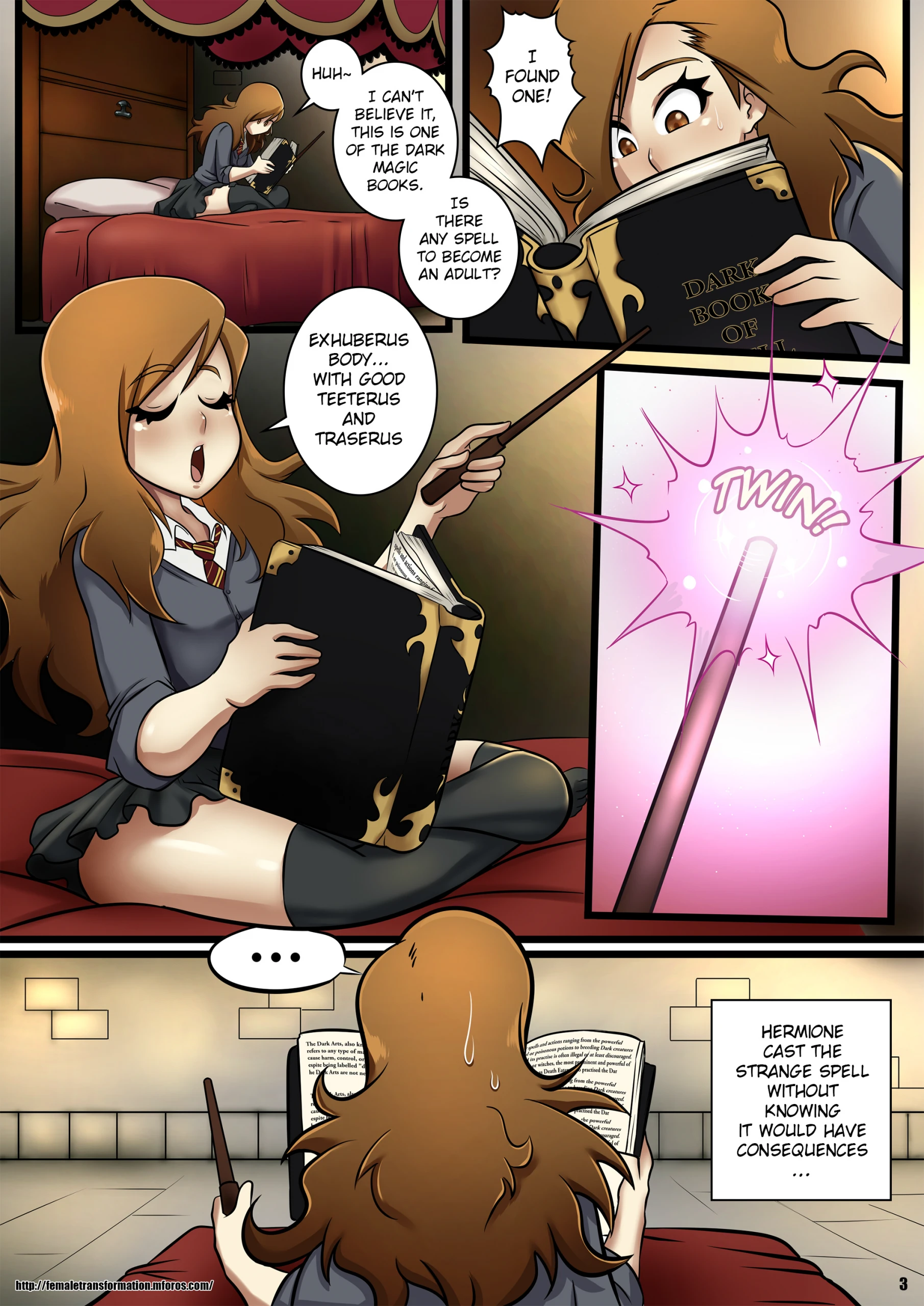 Forbidden Spells - Harry Potter porn comic picture 4