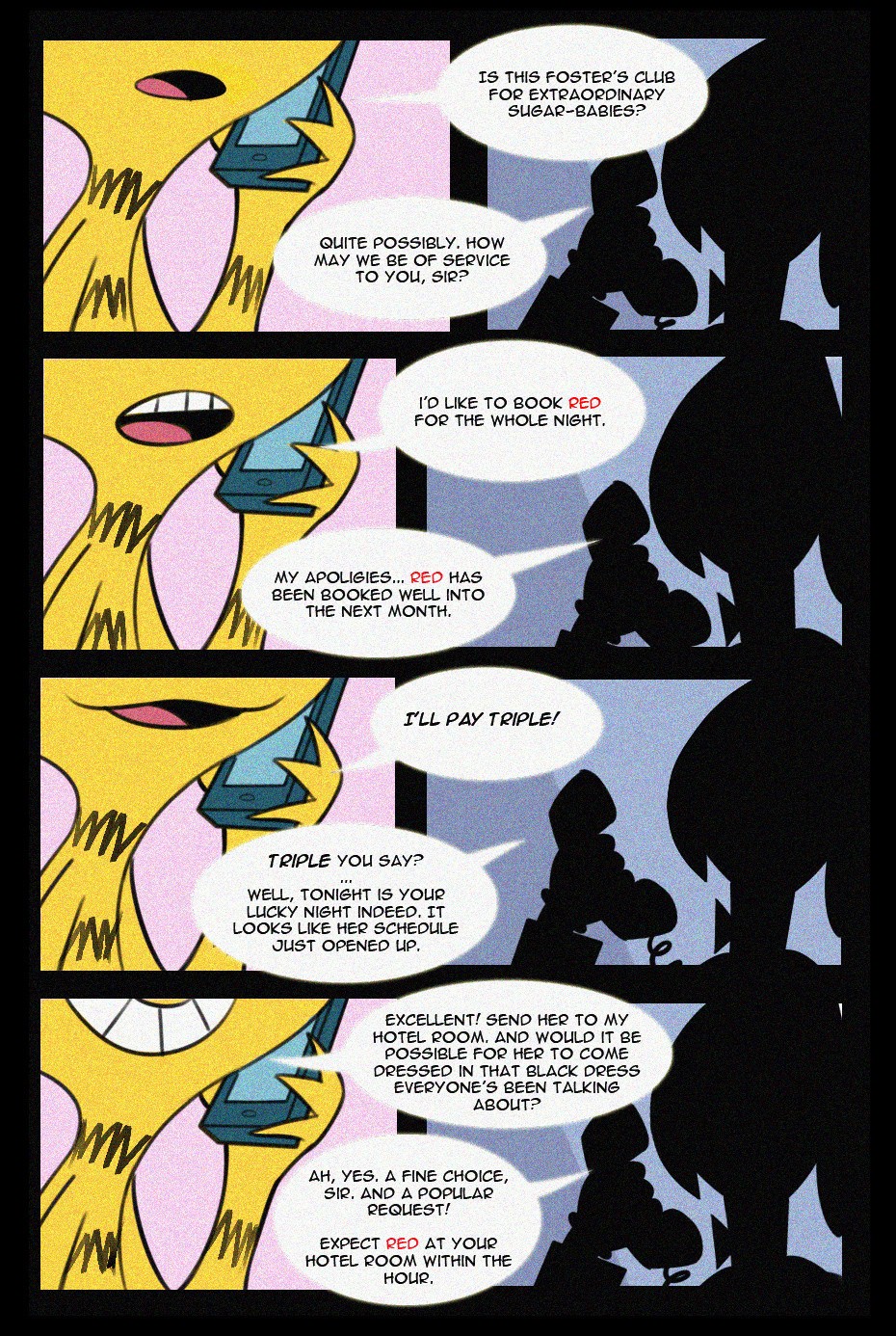 Frankie and Bendy porn comic picture 1
