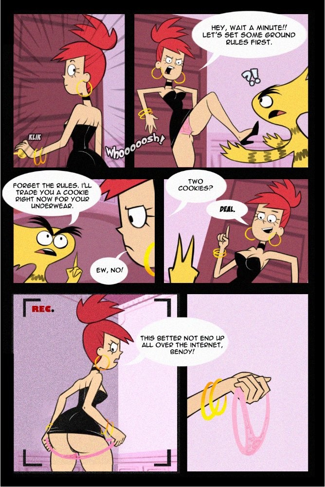 Frankie and Bendy porn comic picture 4