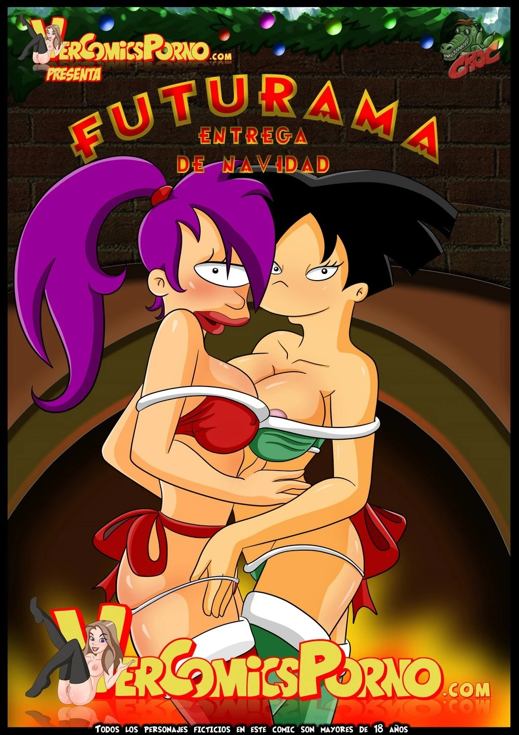 Futurama Christmas delivery porn comic picture 1