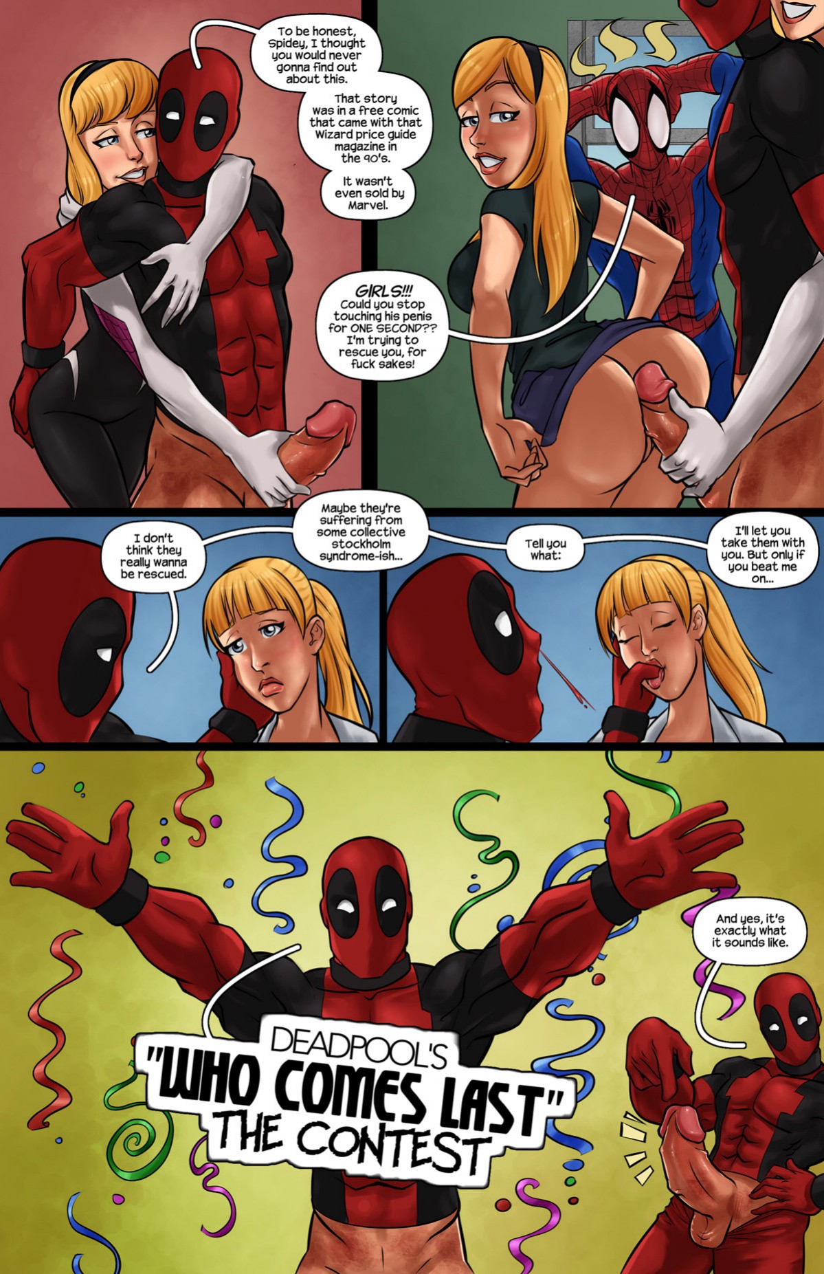 Gwen Stacies are the sole property of Deadpool porn comic picture 4