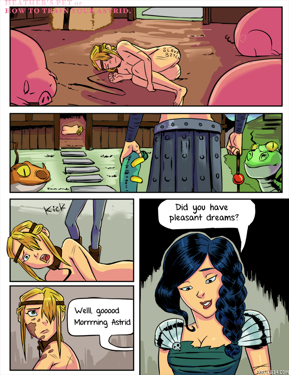 Heather's Pet or How to Train Your Astrid porn comic picture 2