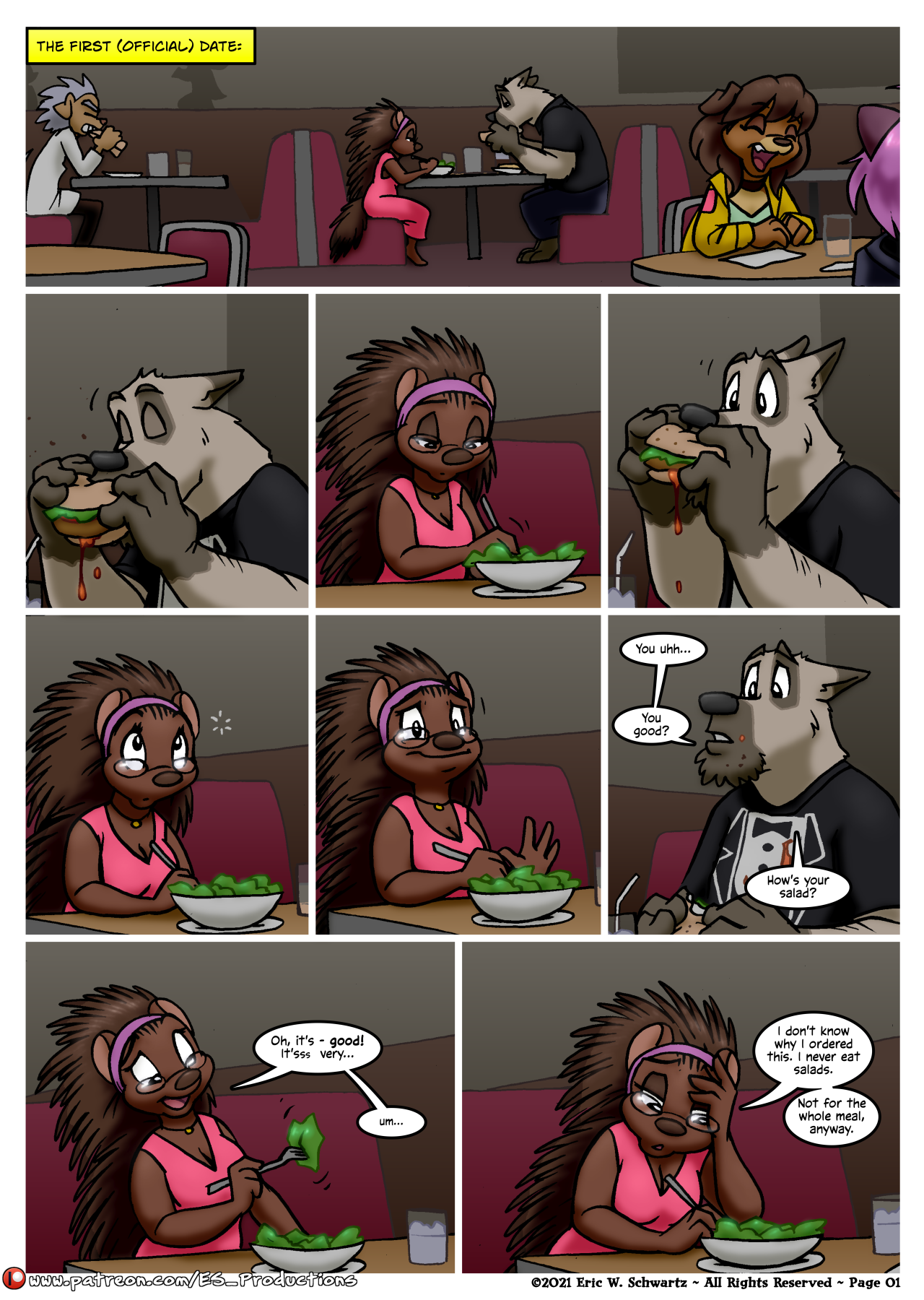 Holly & Doug's First Date porn comic picture 2